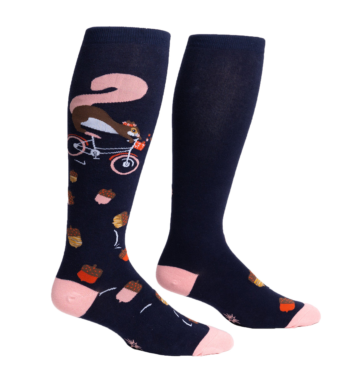 SOCK it to me Unisex Stretch-It Knee High Socks (S0160),Feeling Squirrelly - Feeling Squirrelly,One Size