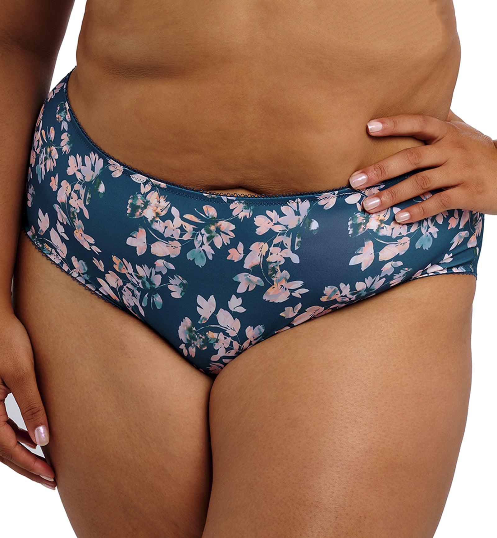 Goddess Kayla Matching Brief (6168),Medium,Teal Blossom - Teal Blossom,Medium