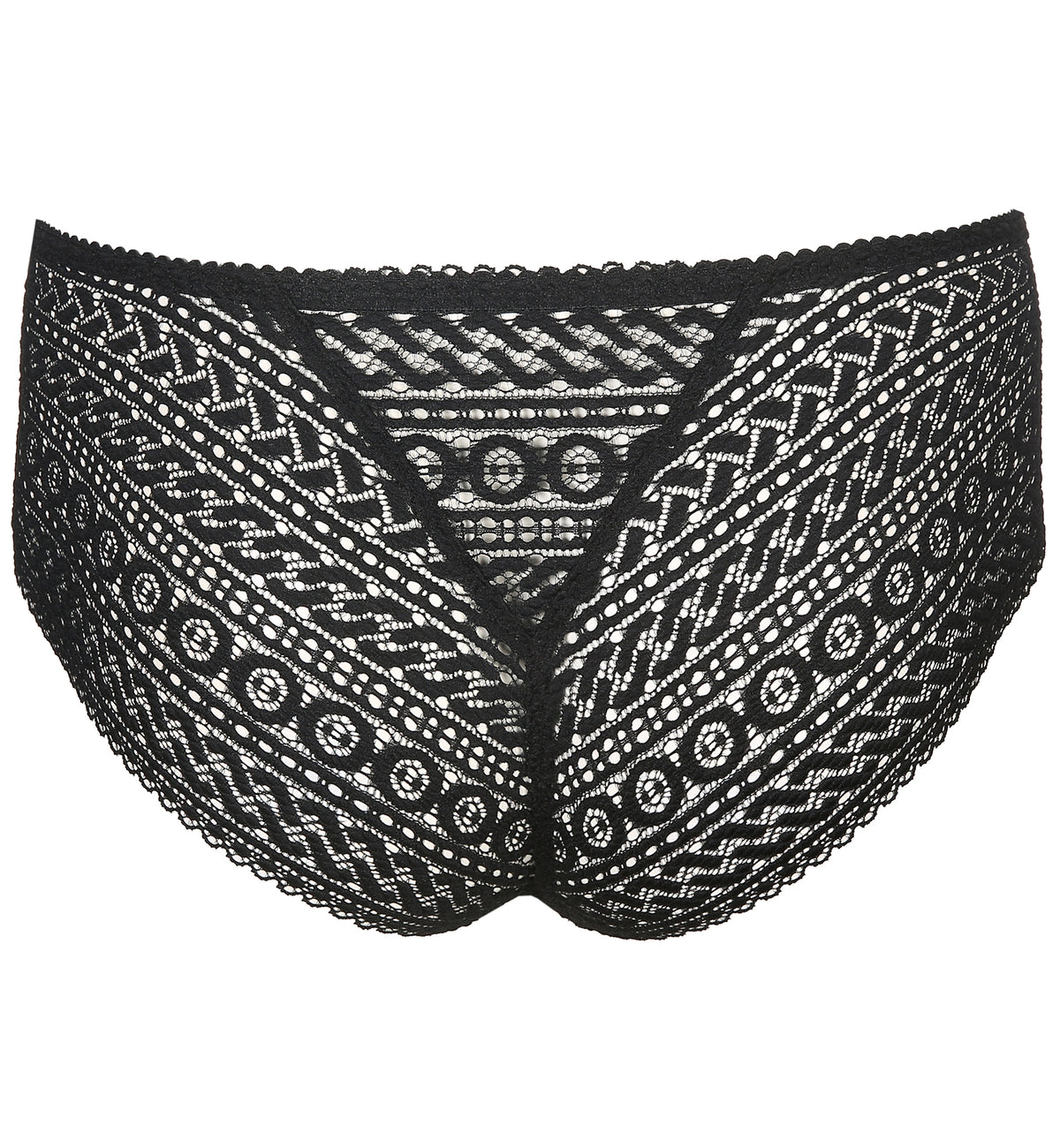 PrimaDonna Montara Matching Luxury Thong (0663381),Small,Black - Black,Small