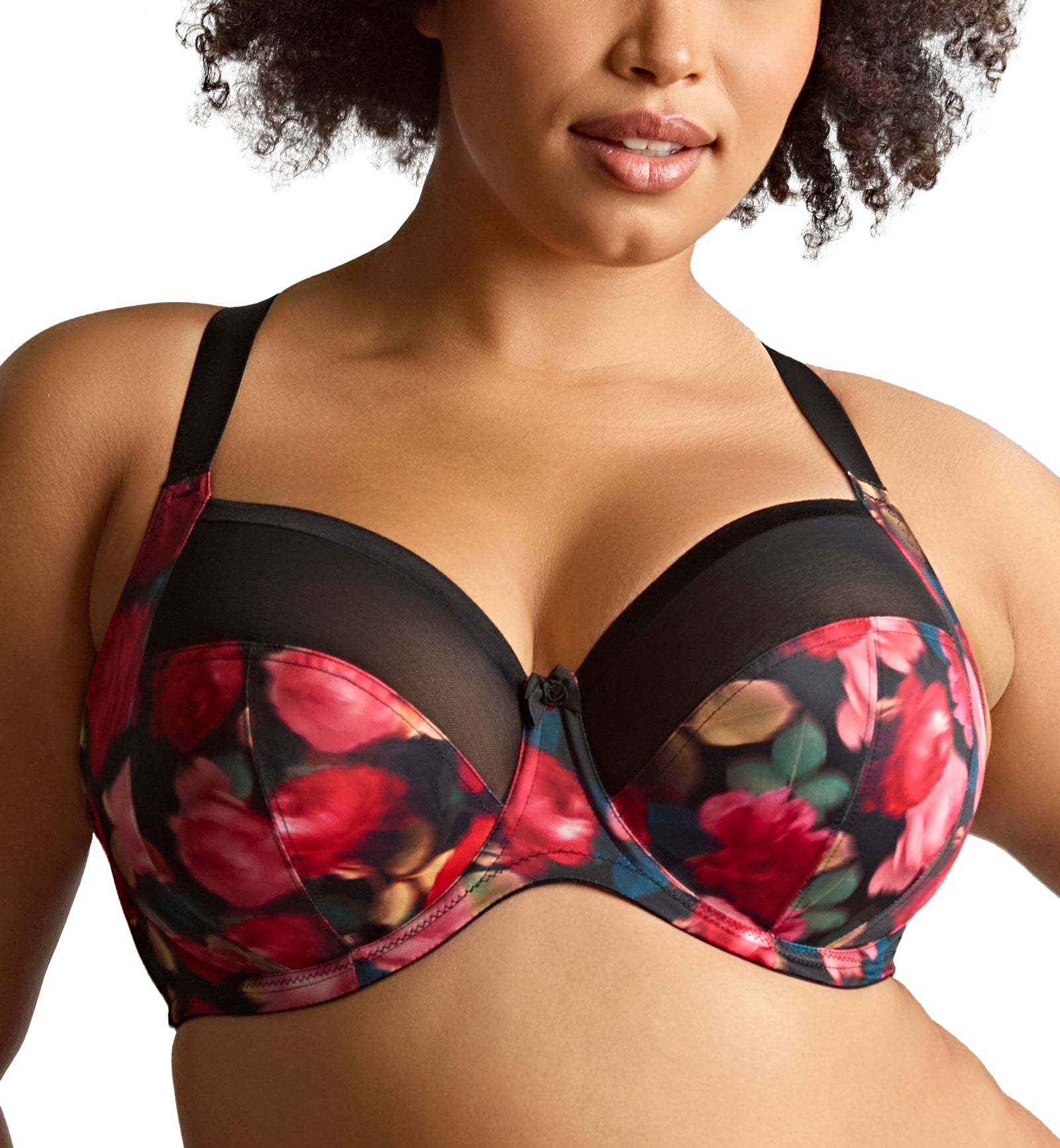 Sculptresse by Panache Bliss Full Cup Underwire Bra (10685),34F,Rose Print - Rose Print,34F