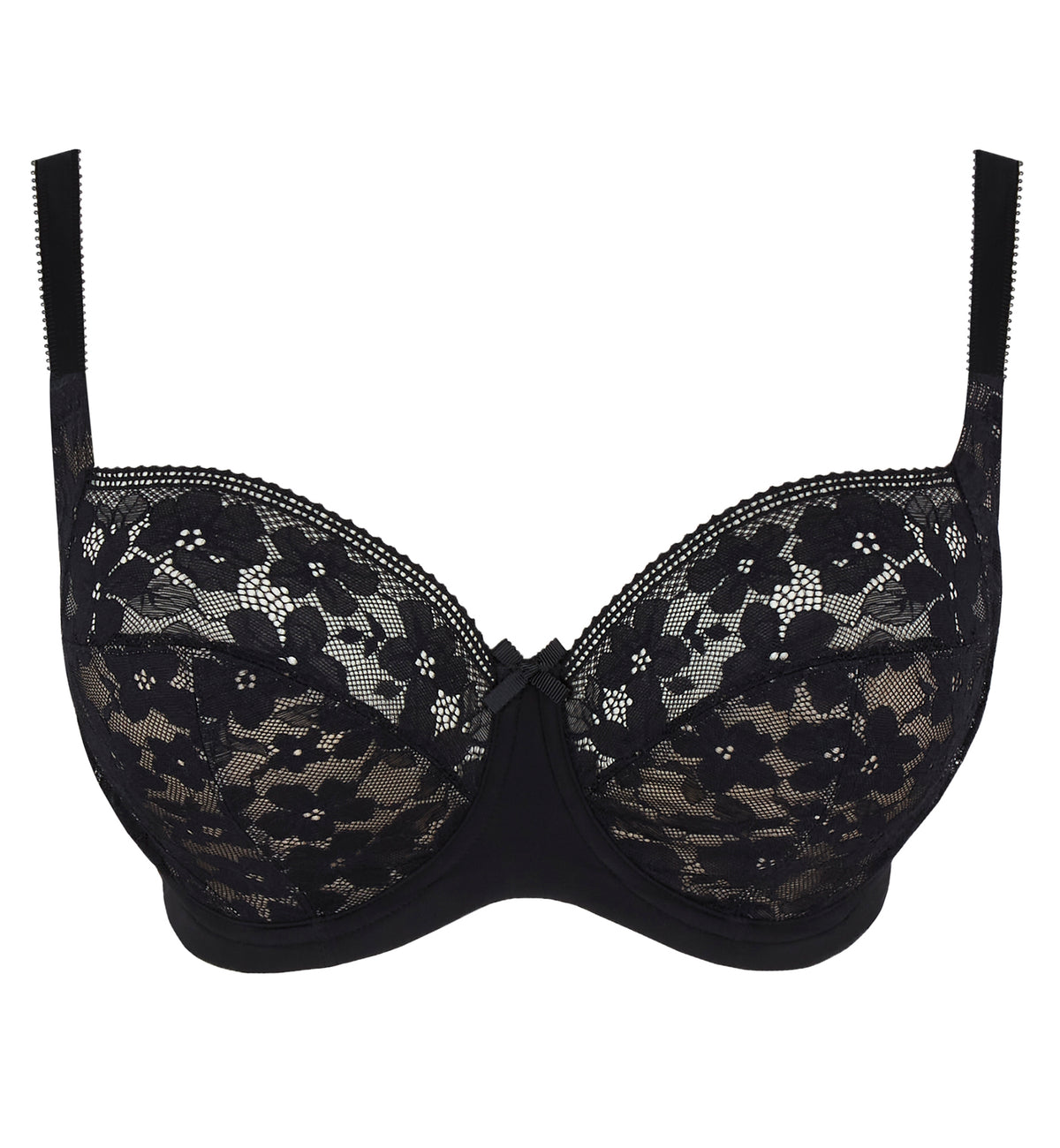 Panache Celeste Balcony Underwire Bra (11405),28F,Black - Black,28F