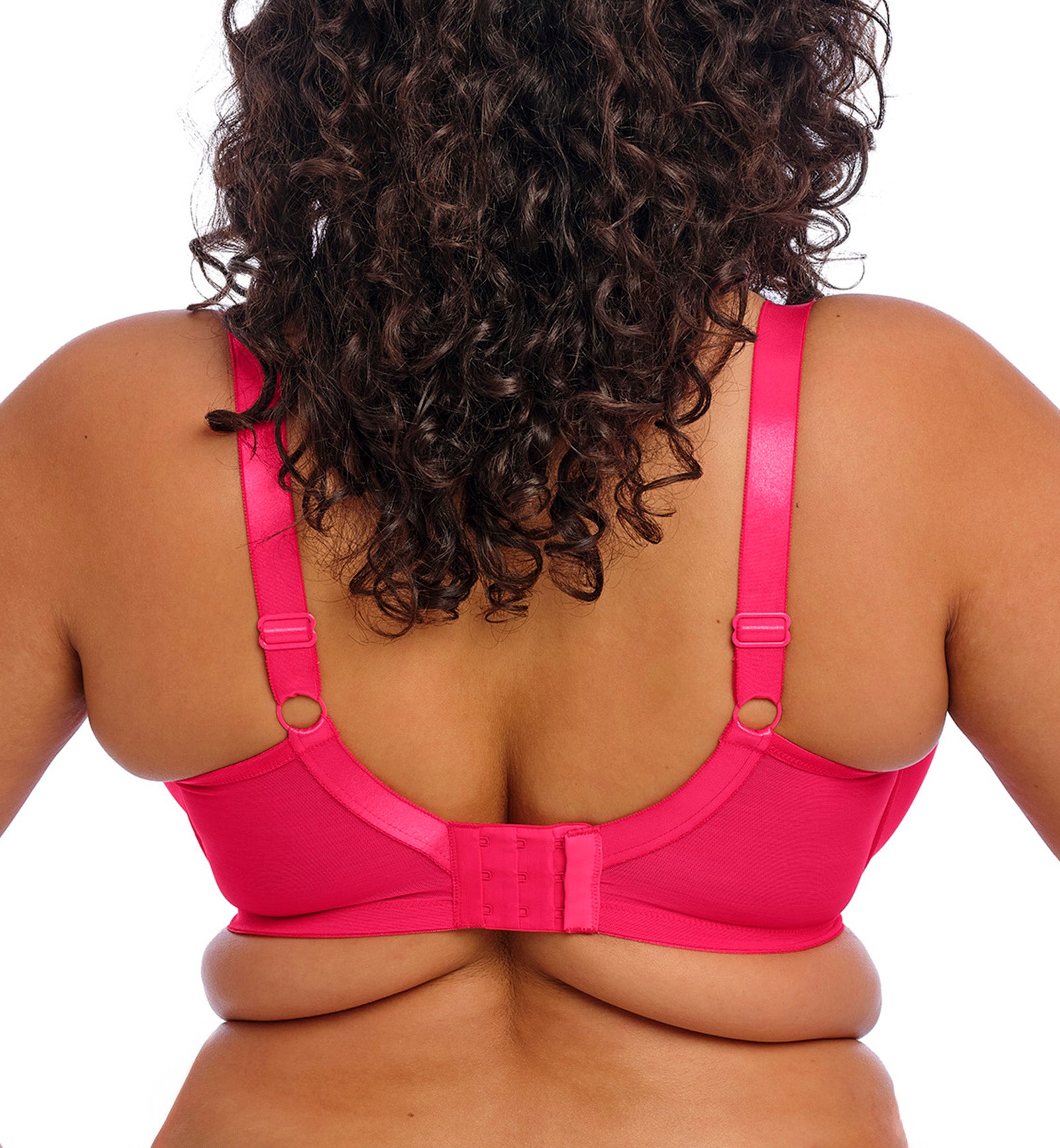 Elomi Teagan Padded Half Cup Underwire Bra (302615),32GG,Azalea - Azalea,32GG