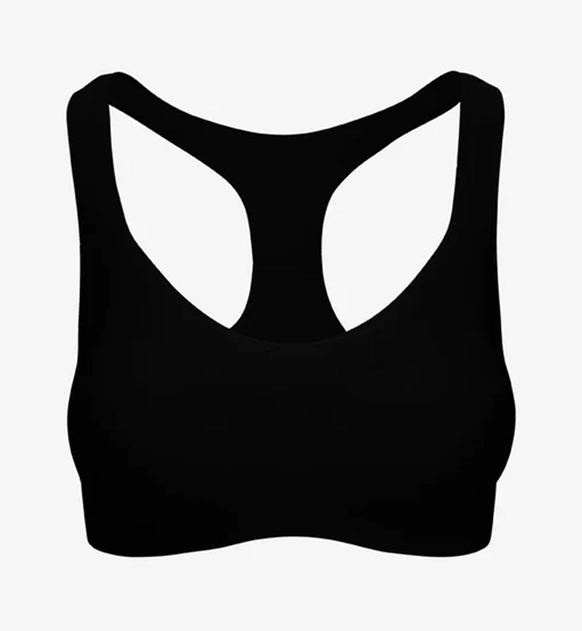 commando Butter Soft-Support Racerback Bralette (BSS502),XS,Black - Black,XS