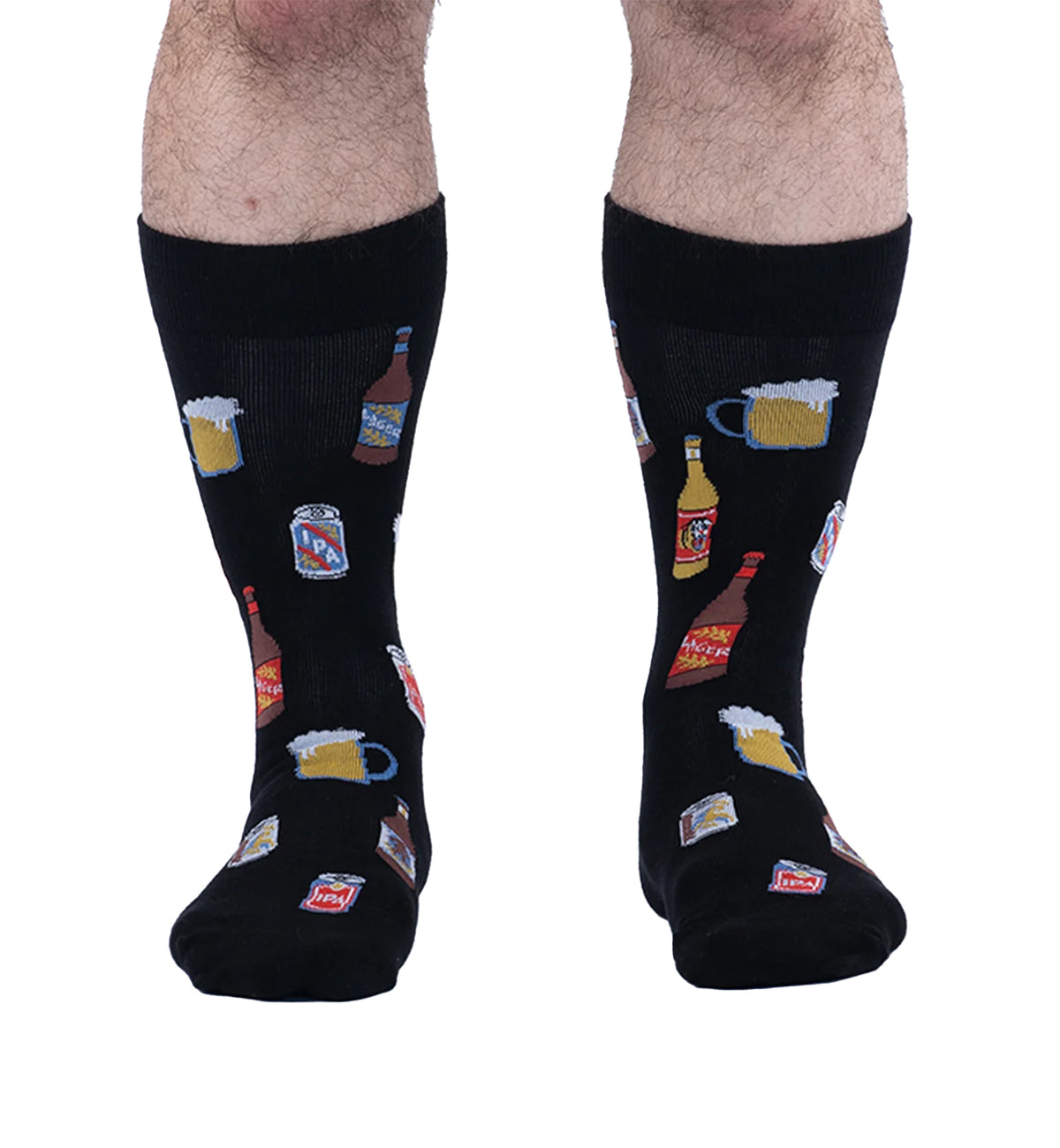 SOCK it to me Men's Crew Socks (MEF0715),Ale Yeah - Ale Yeah,One Size
