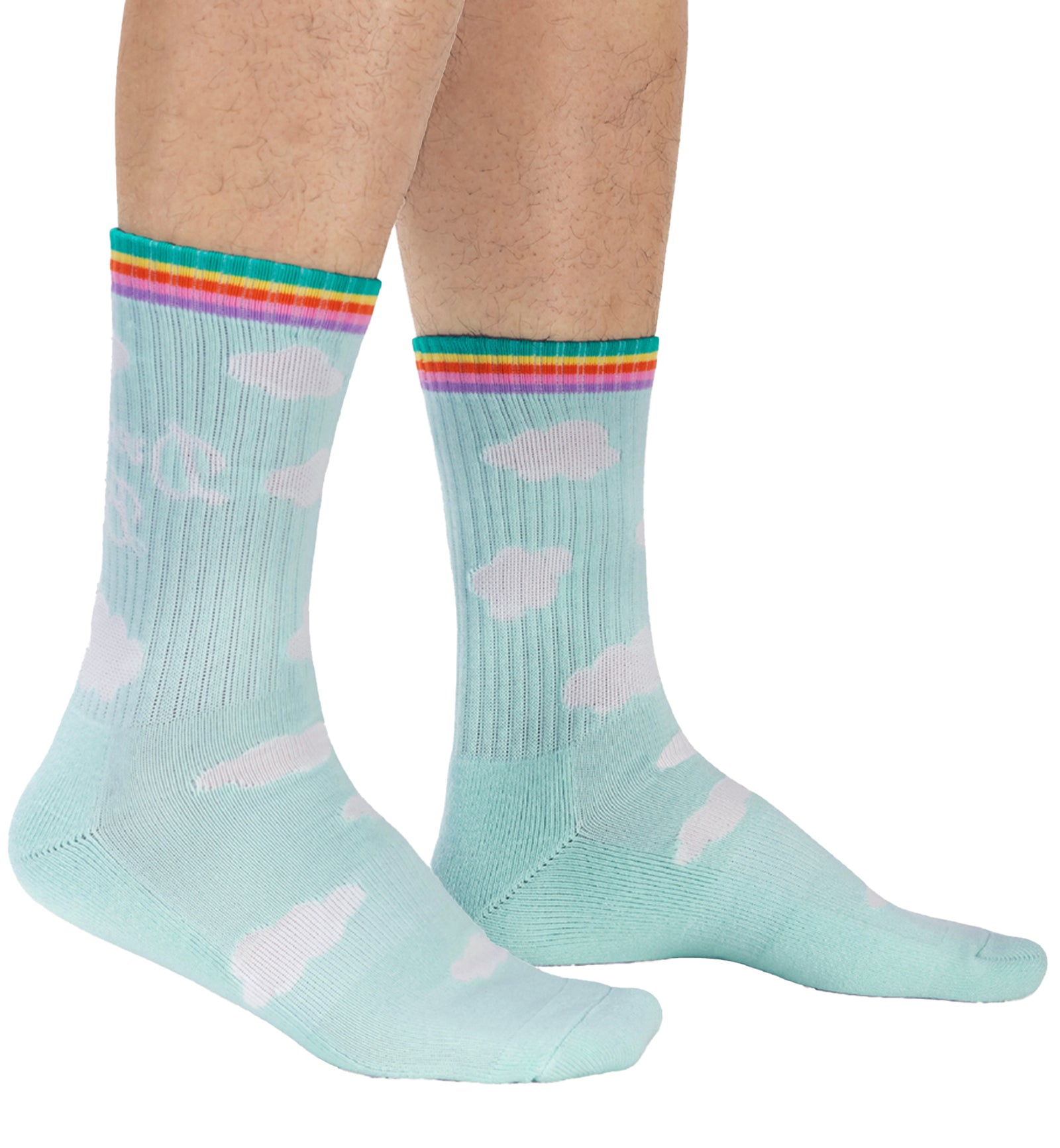 SOCK it to me Athletic Ribbed Crew Socks (R0014),Dream Big - Dream Big,One Size