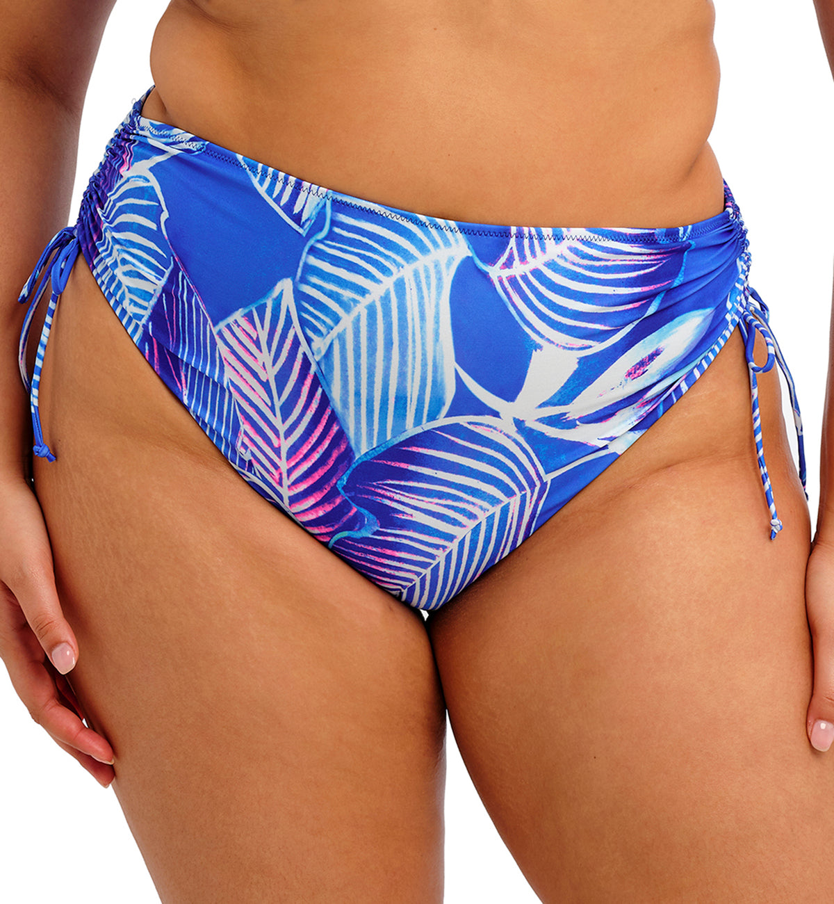 Elomi Maluku Island Adjustable Side Swim Brief (ES802973),UK 12,Atlantic - Atlantic,UK 12