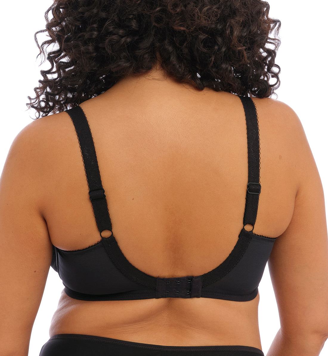 Elomi Namrah Bandless Plunge Underwire Bra (301335),32GG,Black - Black,32GG