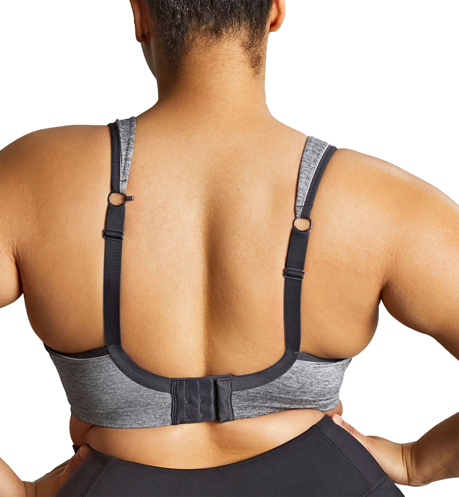 Sculptresse by Panache Activate Non-padded Underwire Sports Bra (9441),34E,Charcoal Marl - Charcoal Marl,34E