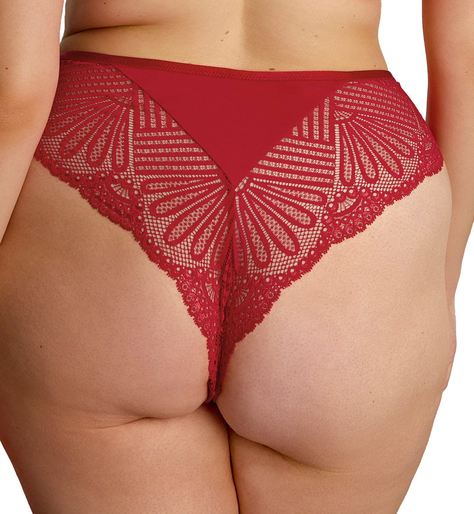 Sculptresse Entice Brazilian Brief (11393),Medium,Red - Red,Medium