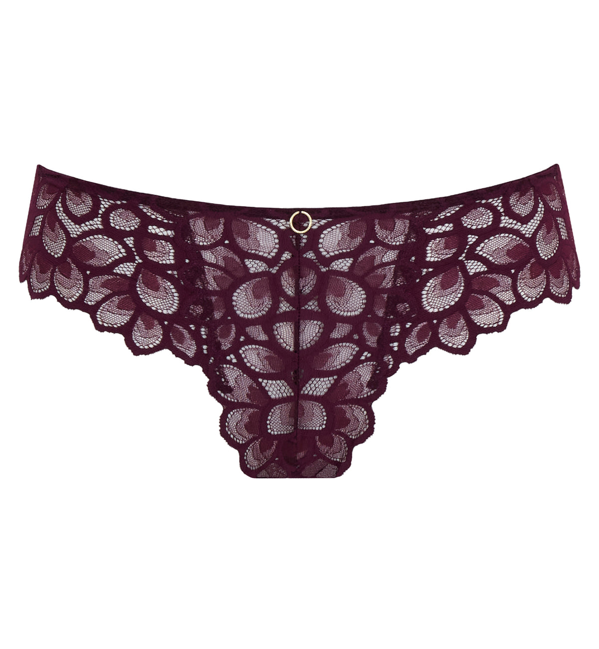 Panache Allure Brazilian Brief (10762),XS,Plum - Plum,XS