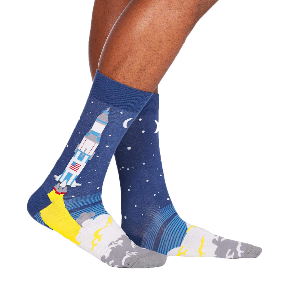 SOCK it to me Men's Crew Socks (mef0280),321 Lift Off - 321 Lift Off,One Size
