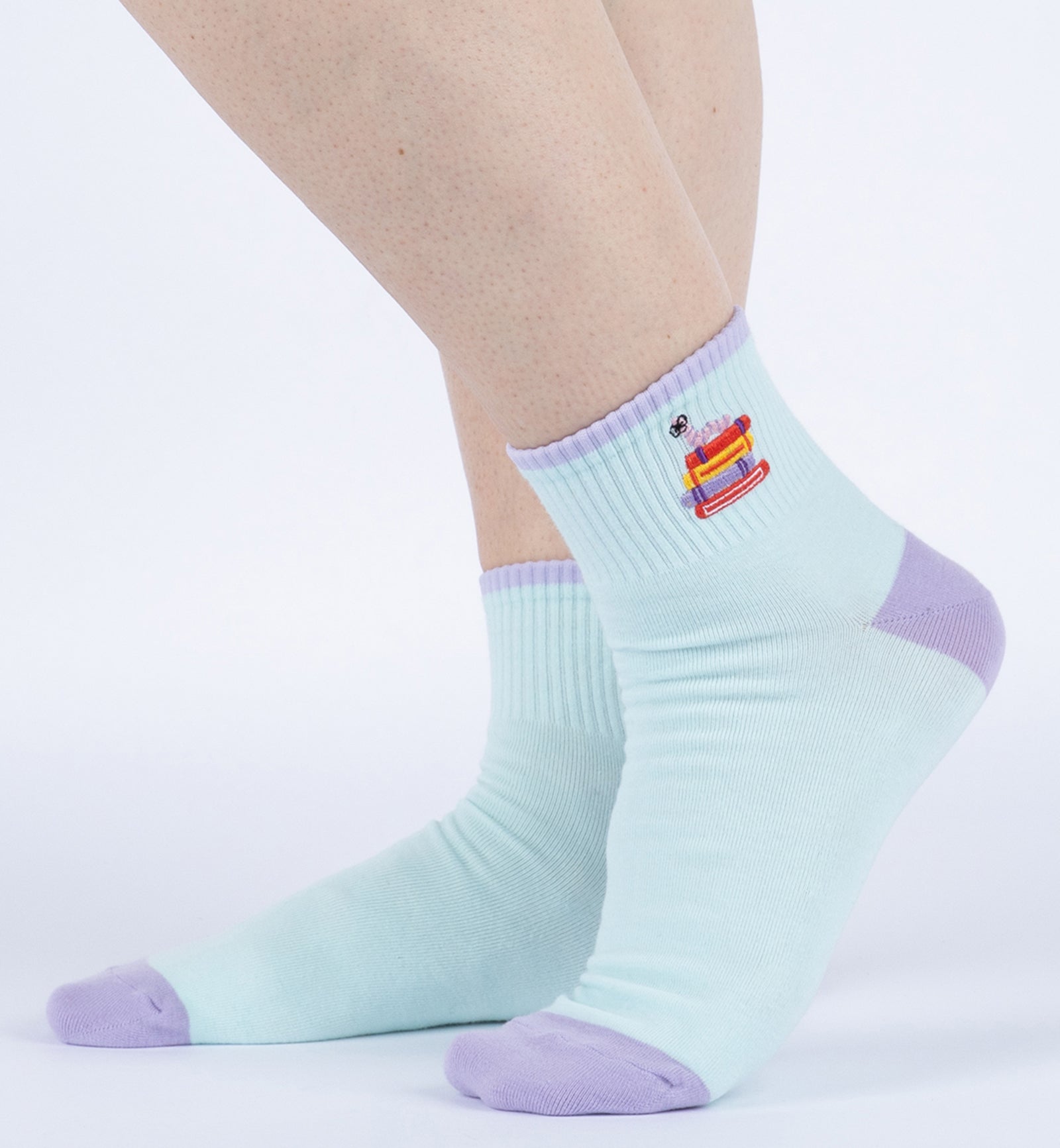 SOCK it to me Quarter Crew Socks (E0009),Book Worm - Book Worm,One Size