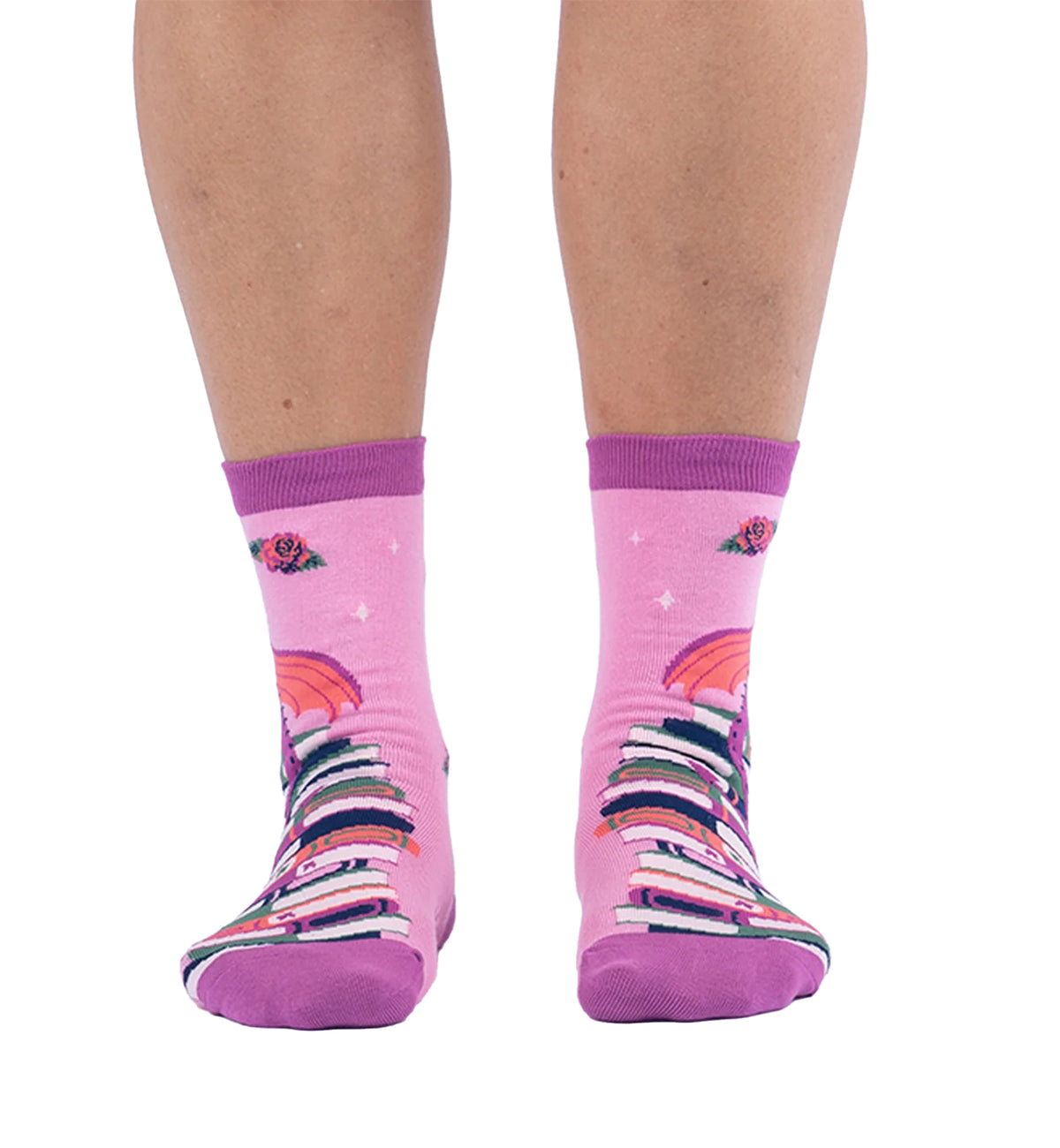 SOCK it to me Women's Crew Socks (W0552),Romantasy - Romantasy,One Size
