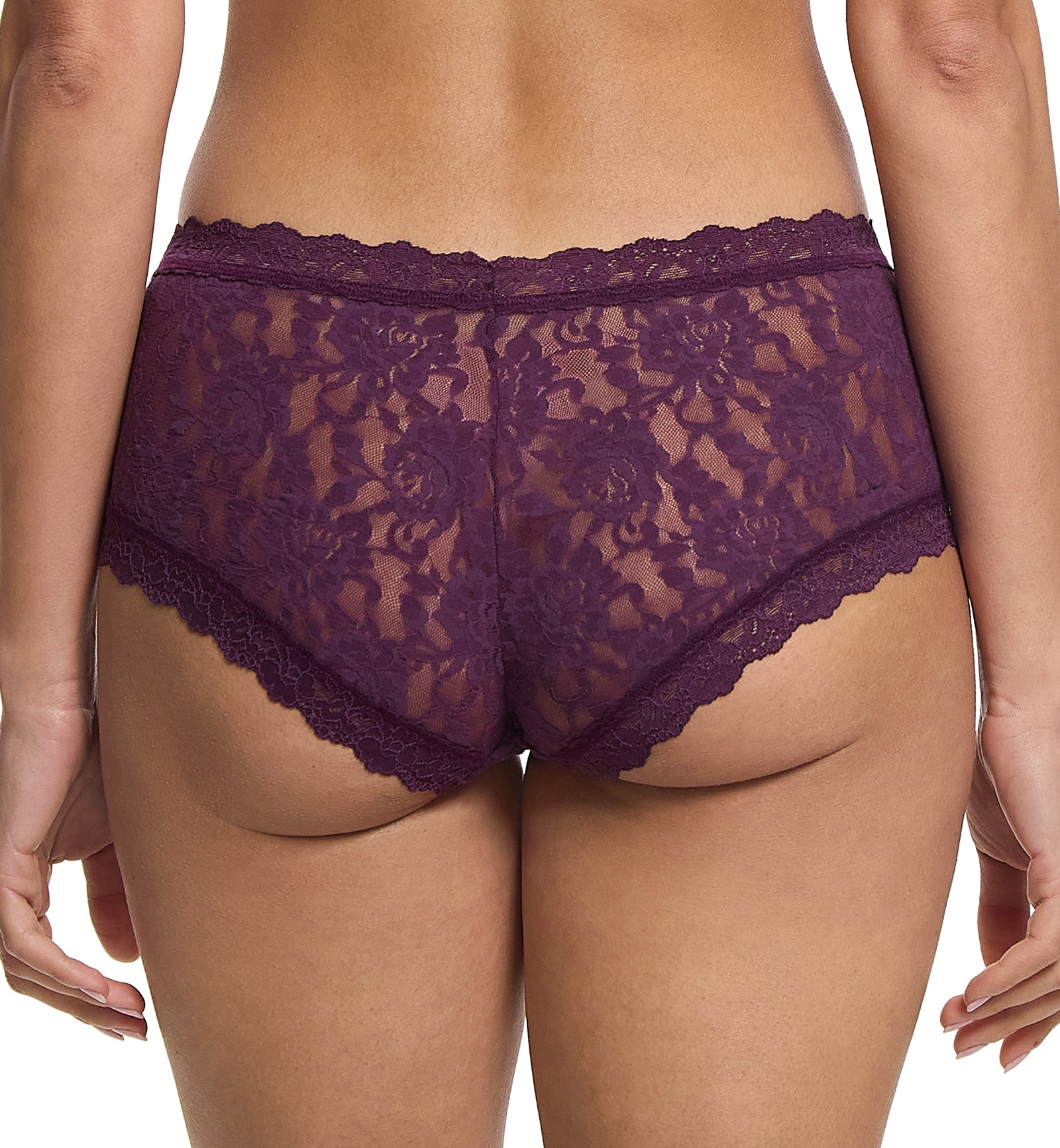 Hanky Panky Signature Lace Boyshort (4812P),XS,Stone Fruit - Stone Fruit,XS