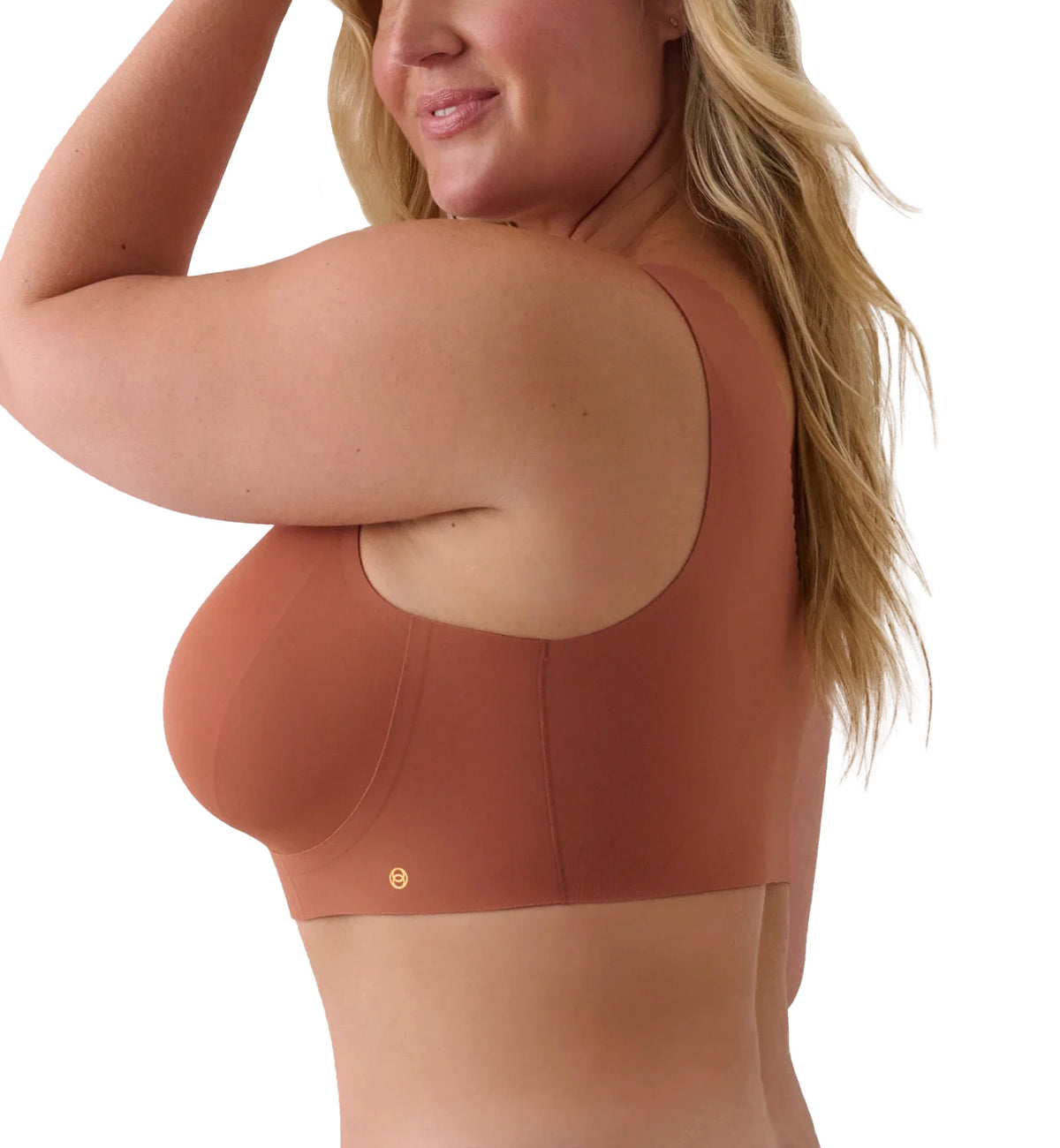 Evelyn & Bobbie EVELYN Deep V-Neck Bralette (1834),Small,Golden Hour - Golden Hour,Small