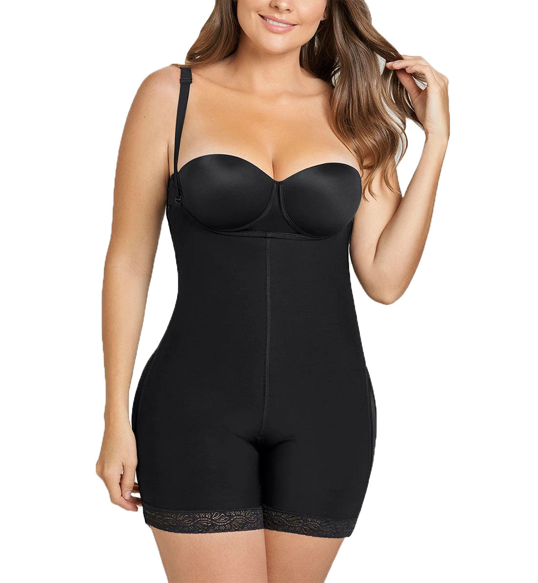 Leonisa Double Take Firm Compression Post-Surgical Body Shaper (018499),Small,Black - Black,Small