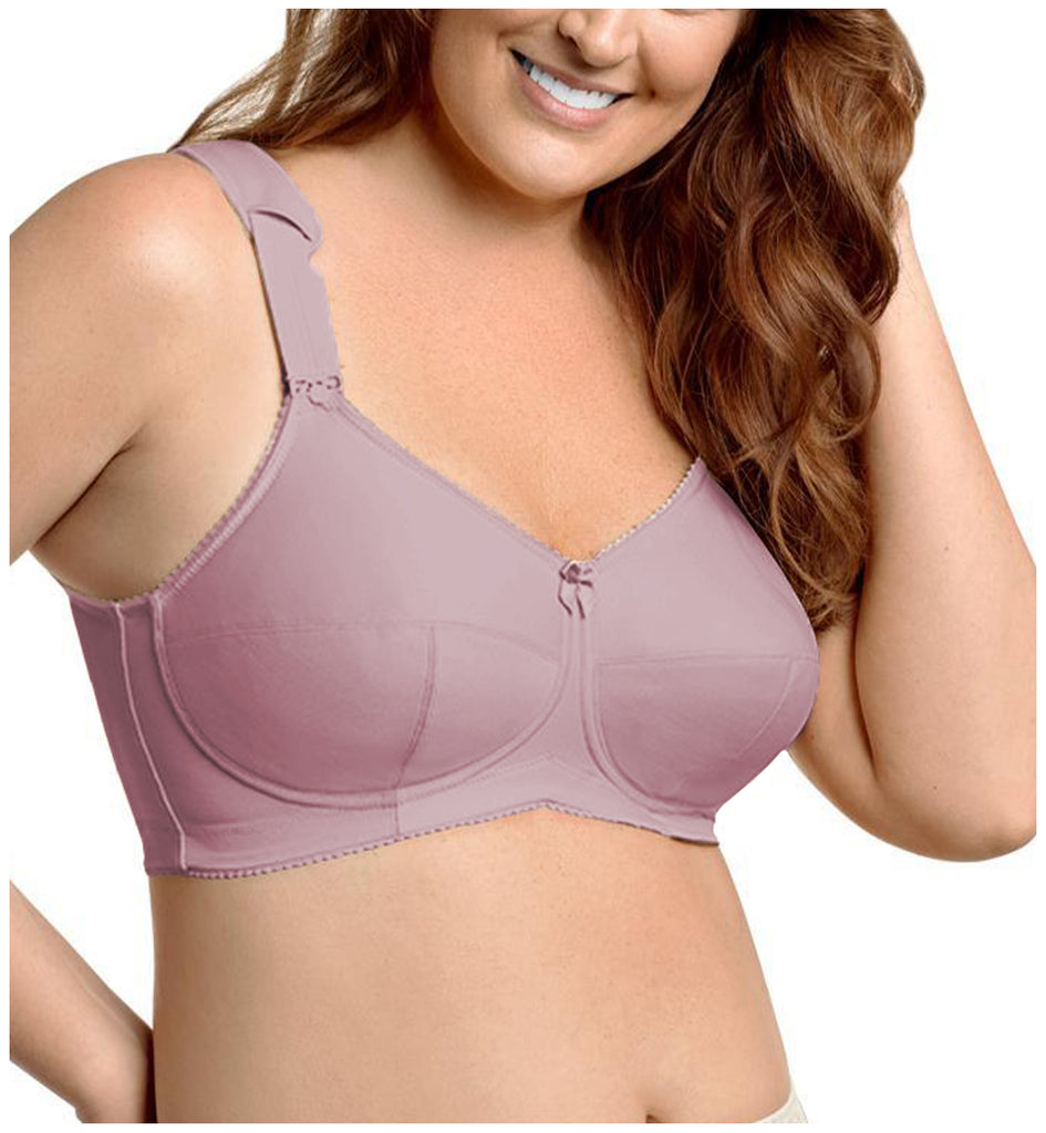 Elila Kaylee 3-Part Cup Full Support Softcup Bra (1505)- Dusty Rose