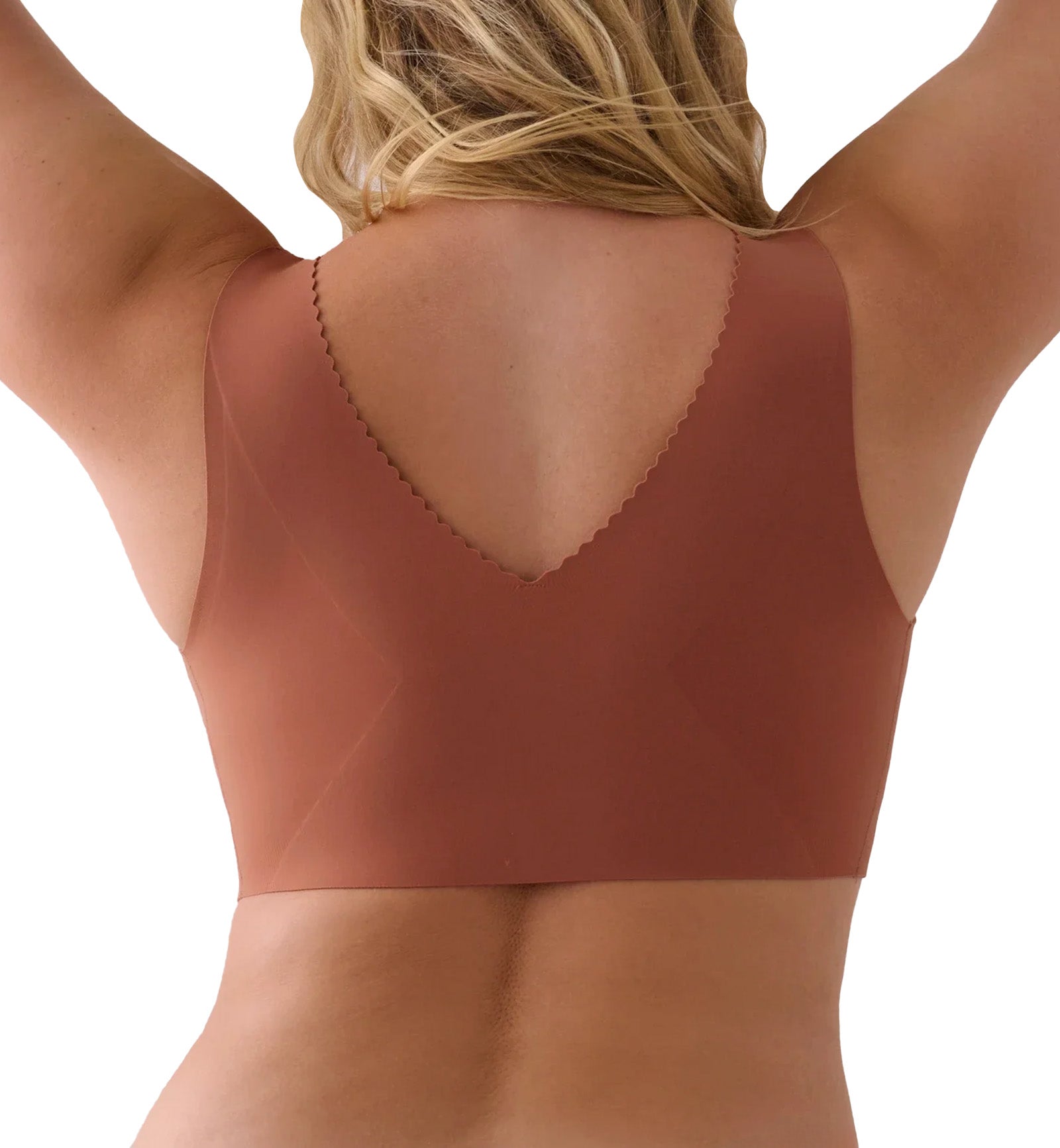 Evelyn & Bobbie EVELYN Deep V-Neck Bralette (1834),Small,Golden Hour - Golden Hour,Small