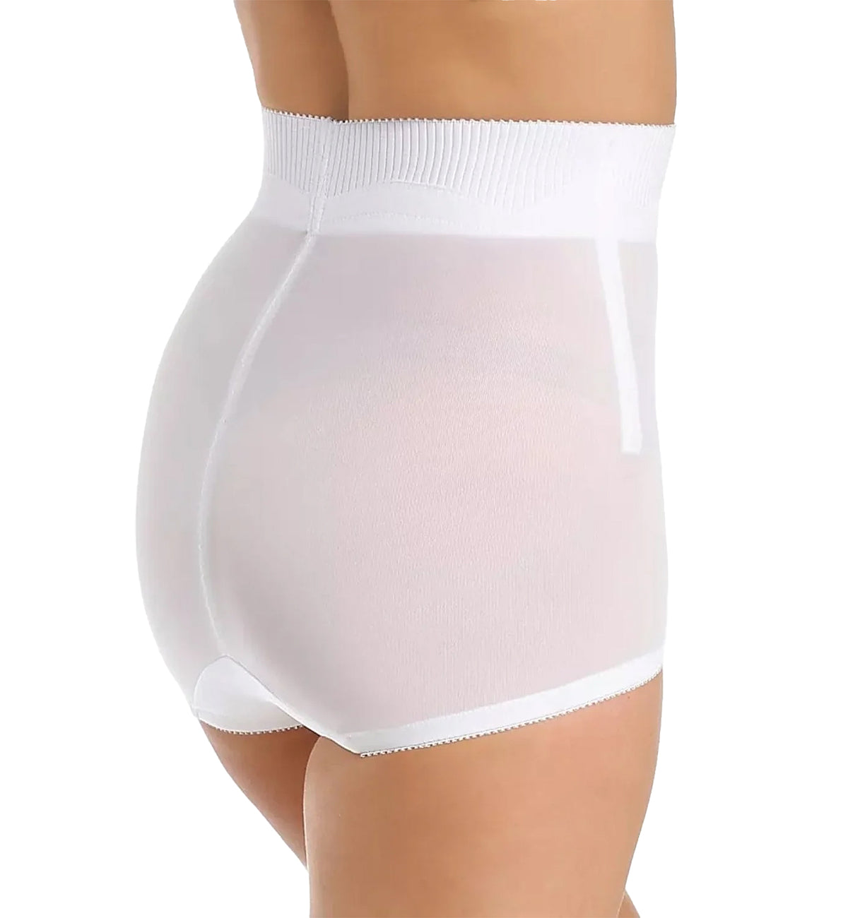 Rago Medium Control High Waist Shaping Panty (6296),Small,White - White,Small