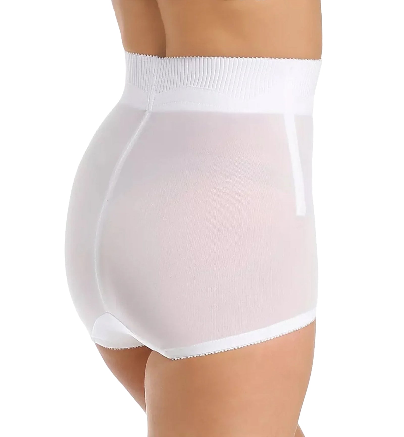 Rago Medium Control High Waist Shaping Panty (6296),Small,White - White,Small