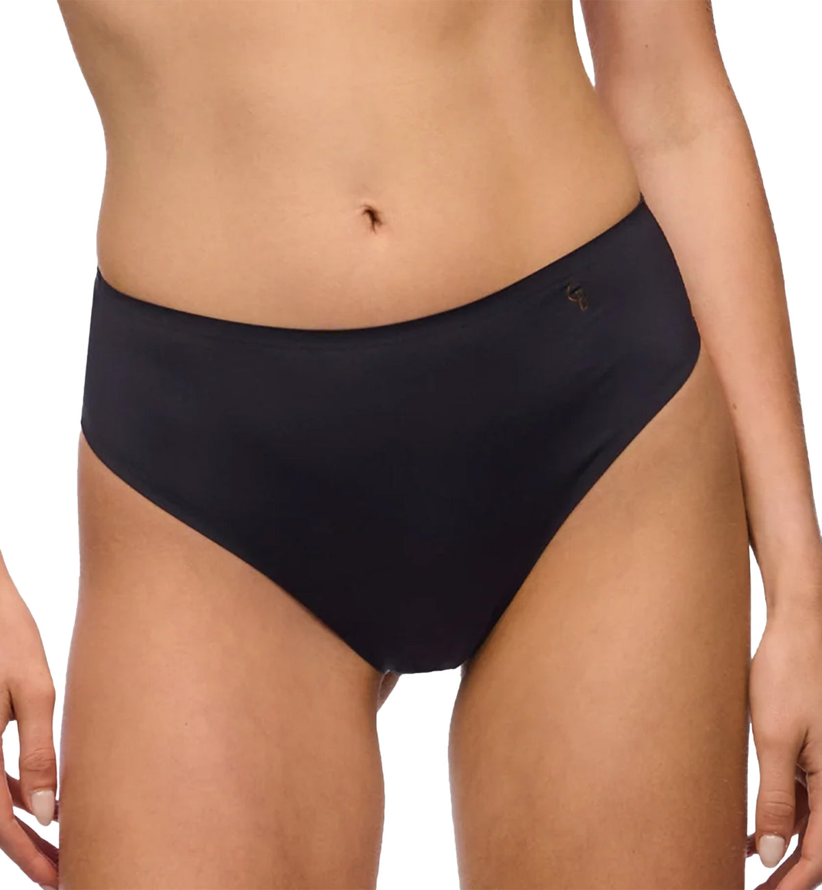 Cosabella Lisciante High Waist Thong (LISCI0361),S/M,Black - Black,S/M