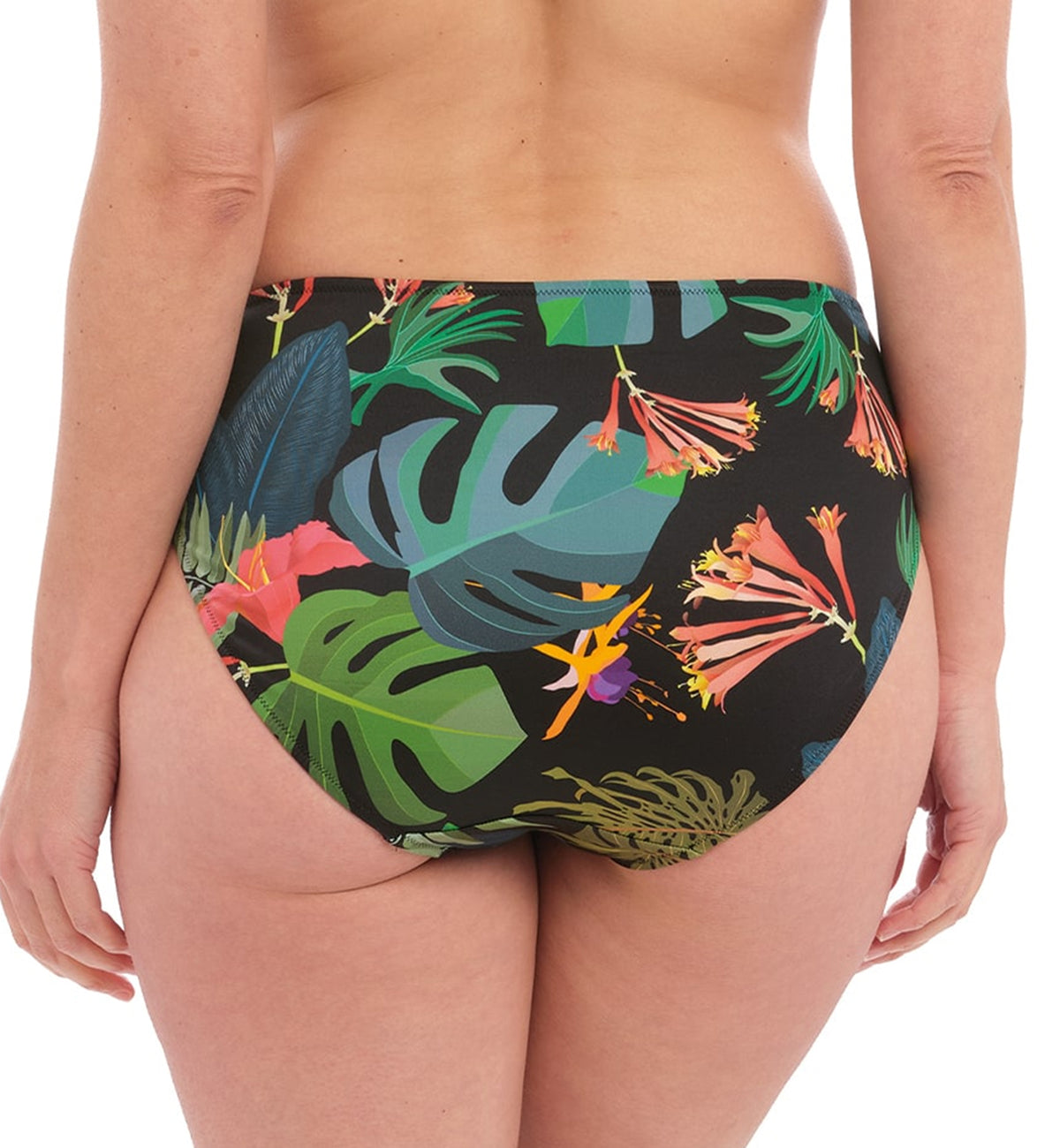 Fantasie Monteverde Mid Rise Bikini Brief (500772),XS,Black - Black,XS
