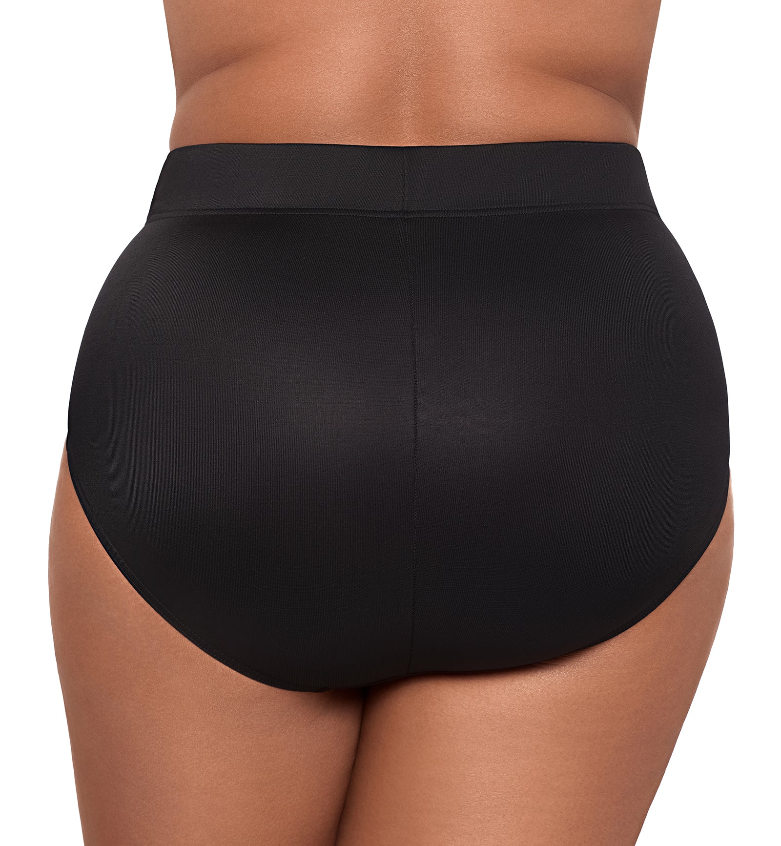 Miraclesuit Plus Size Swim Pant (6518801W),16,Black - Black,16W