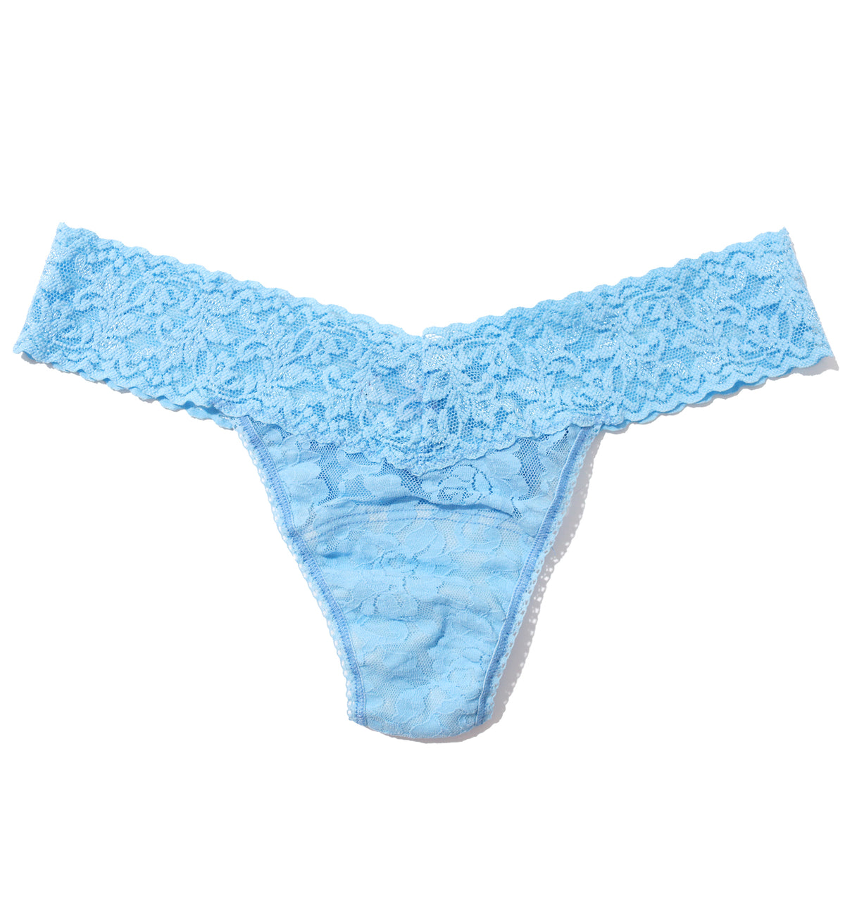 Hanky Panky Signature Lace Low Rise Thong (4911P),Partly Cloudy - Partly Cloudy,One Size