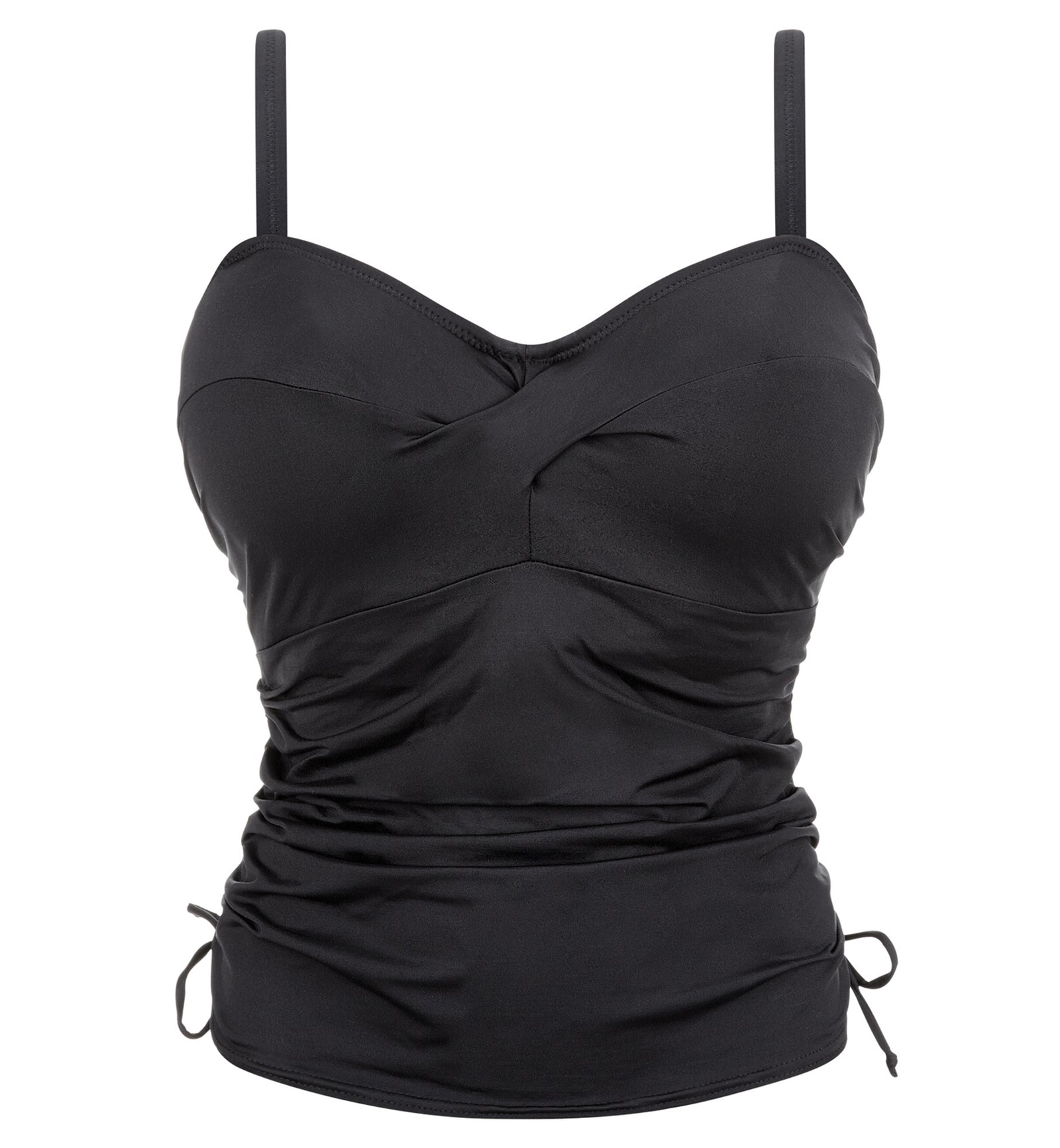 Fantasie Versailles Twist Front Tankini (5751),32DD,Black - Black,32DD