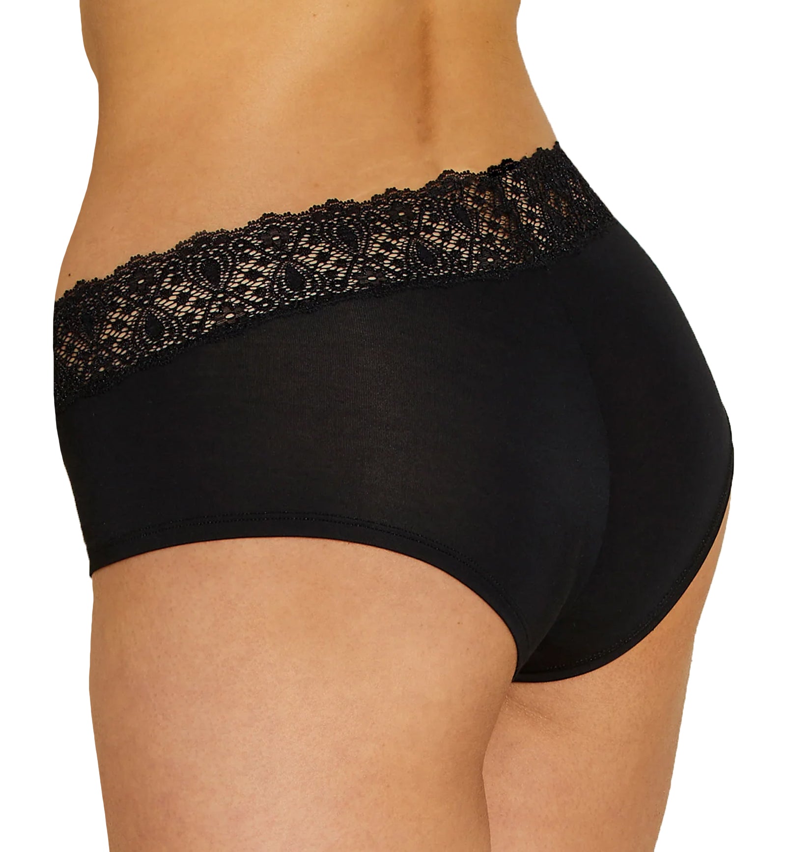 Cosabella Giulia Modal Low Rise Hotpant (GIULA0721),Medium,Black - Black,Medium