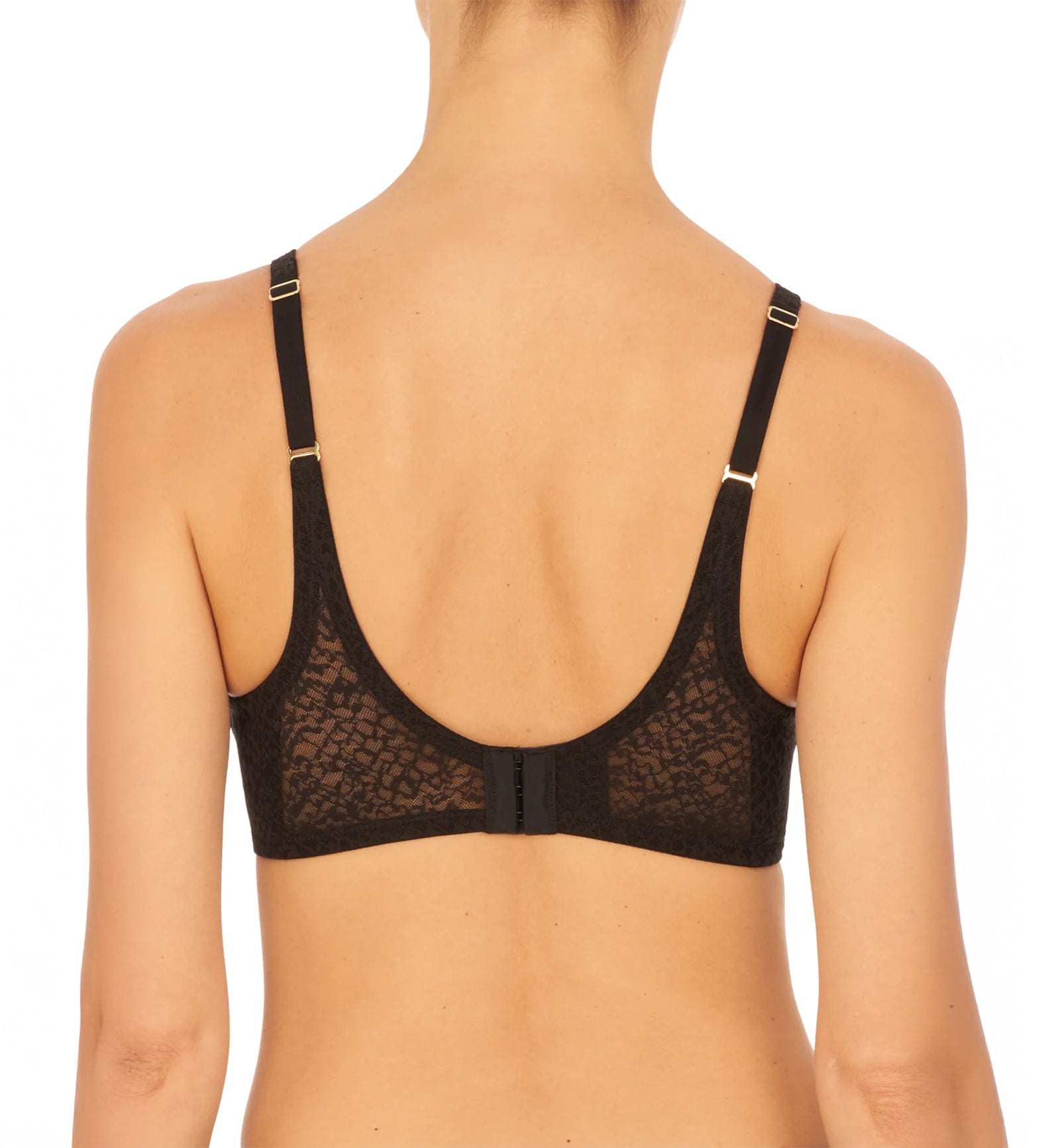 Natori Pretty Smooth Full Fit Smoothing Contour Underwire Bra (731318),30D,Black - Black,30D