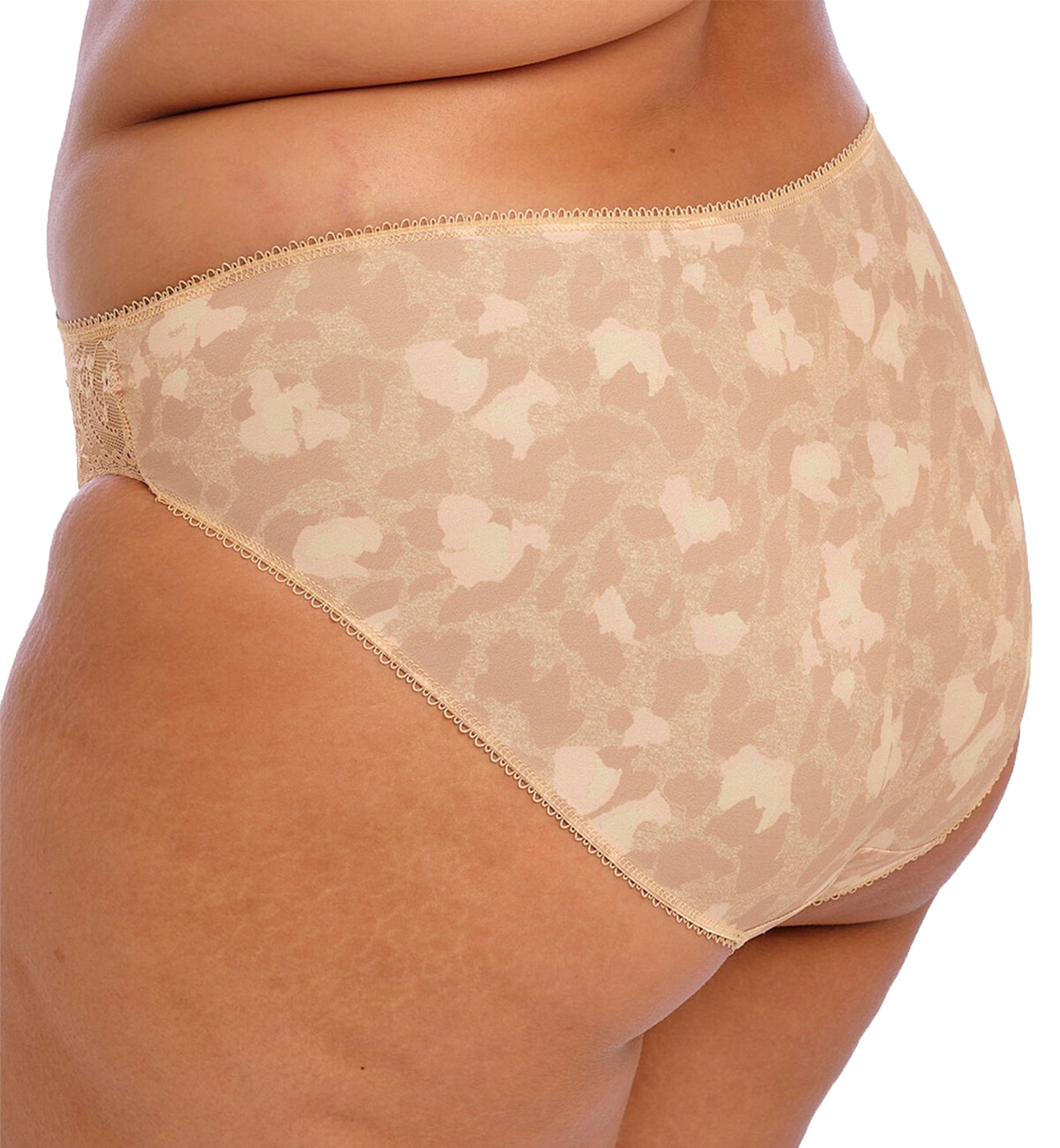 Elomi Morgan Stretch Lace Matching Panty Brief (4115),Medium,Toasted Almond - Toasted Almond,Medium