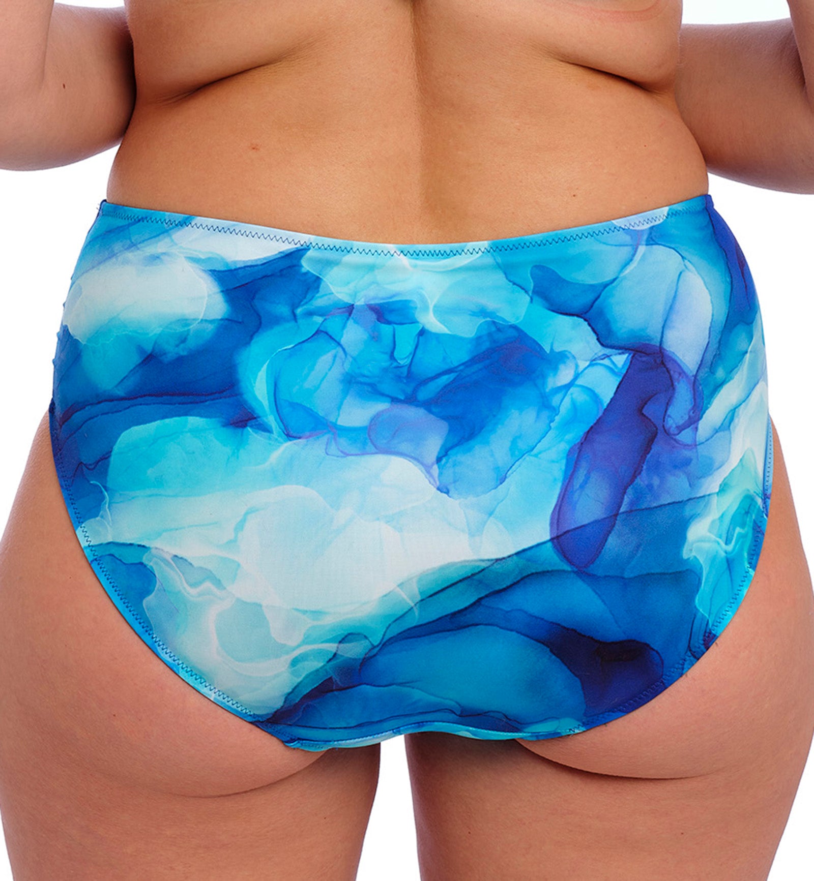 Fantasie Saunton Sands Gathered Full Bikini Brief (506071),Small,Dazzling Blue - Dazzling Blue,Small