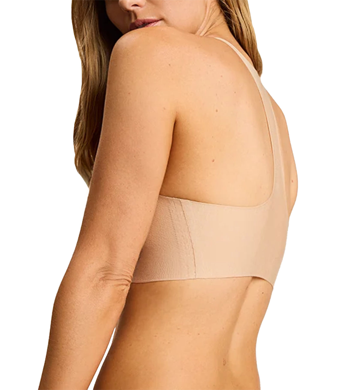 commando Butter Soft-Support Racerback Bralette (BSS502),XS,Beige - Beige,XS