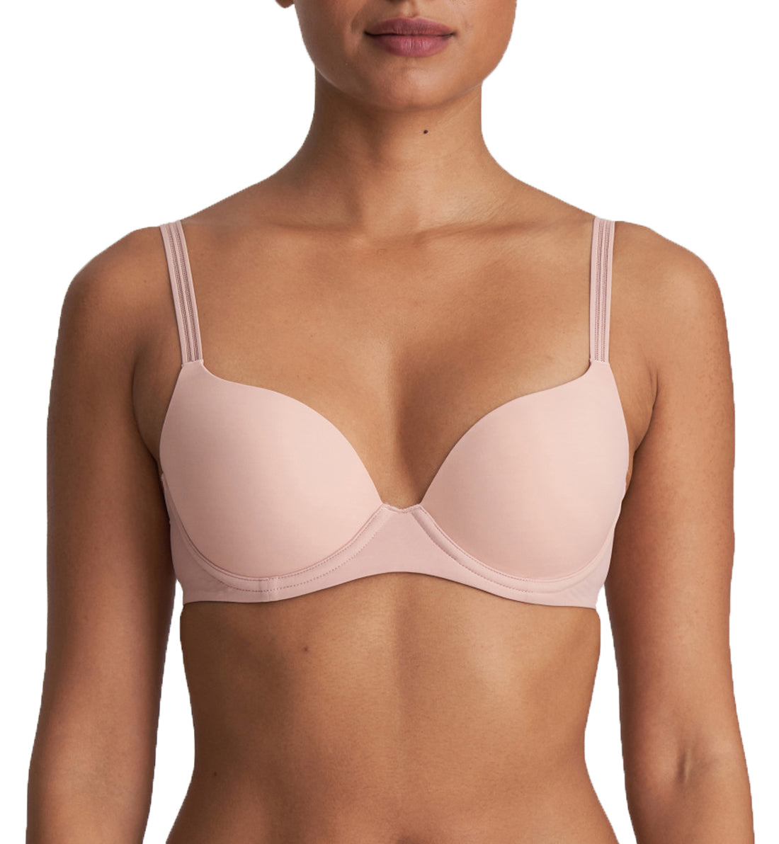 Marie Jo Louie Spacer Heart Shape Underwire Bra (0122096),32B,Powder Rose - Powder Rose,32B