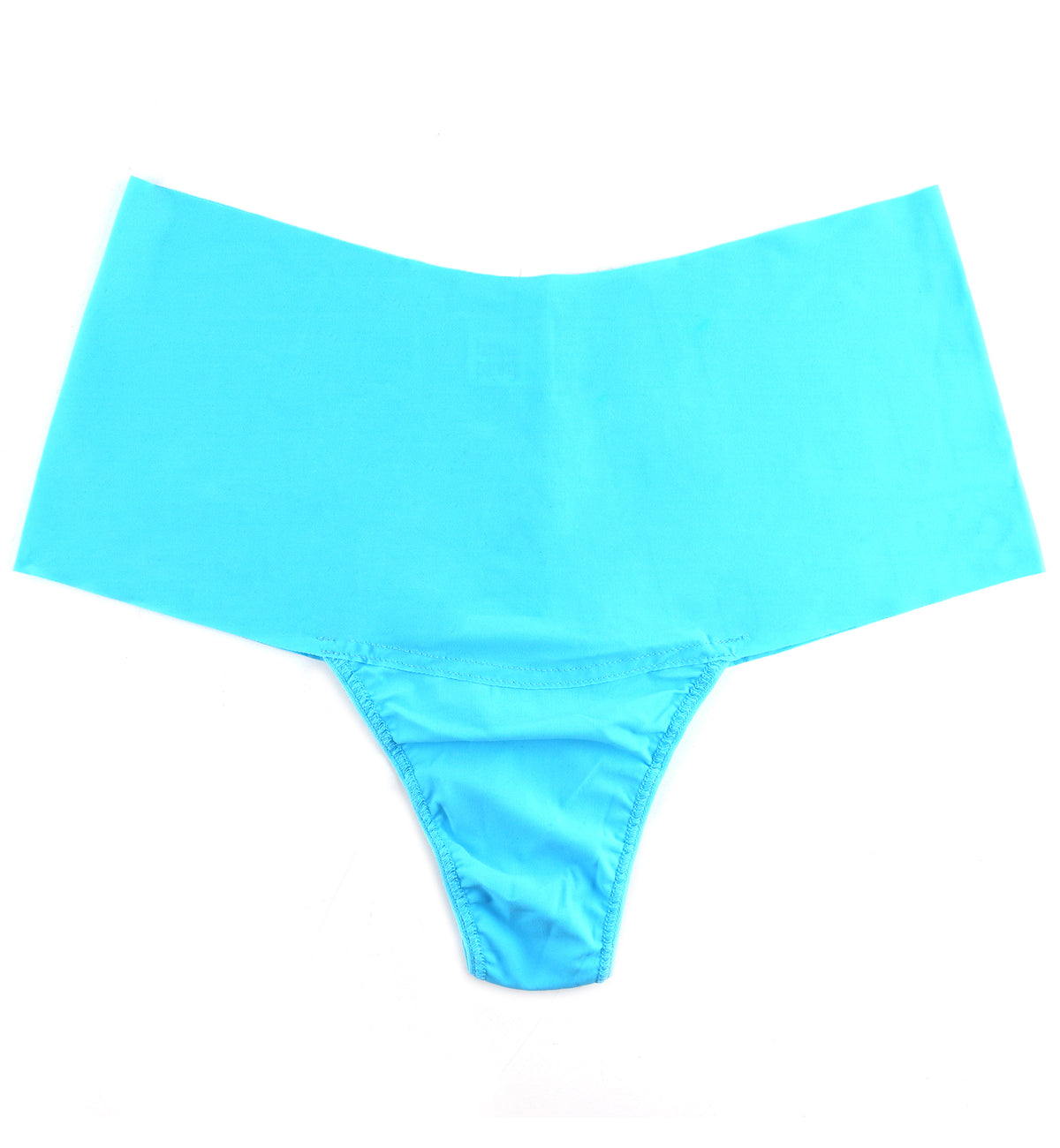 Hanky Panky BreatheSoft Hi-Rise Thong (6J1921B),Small,Pacific Blue - Pacific Blue,Small