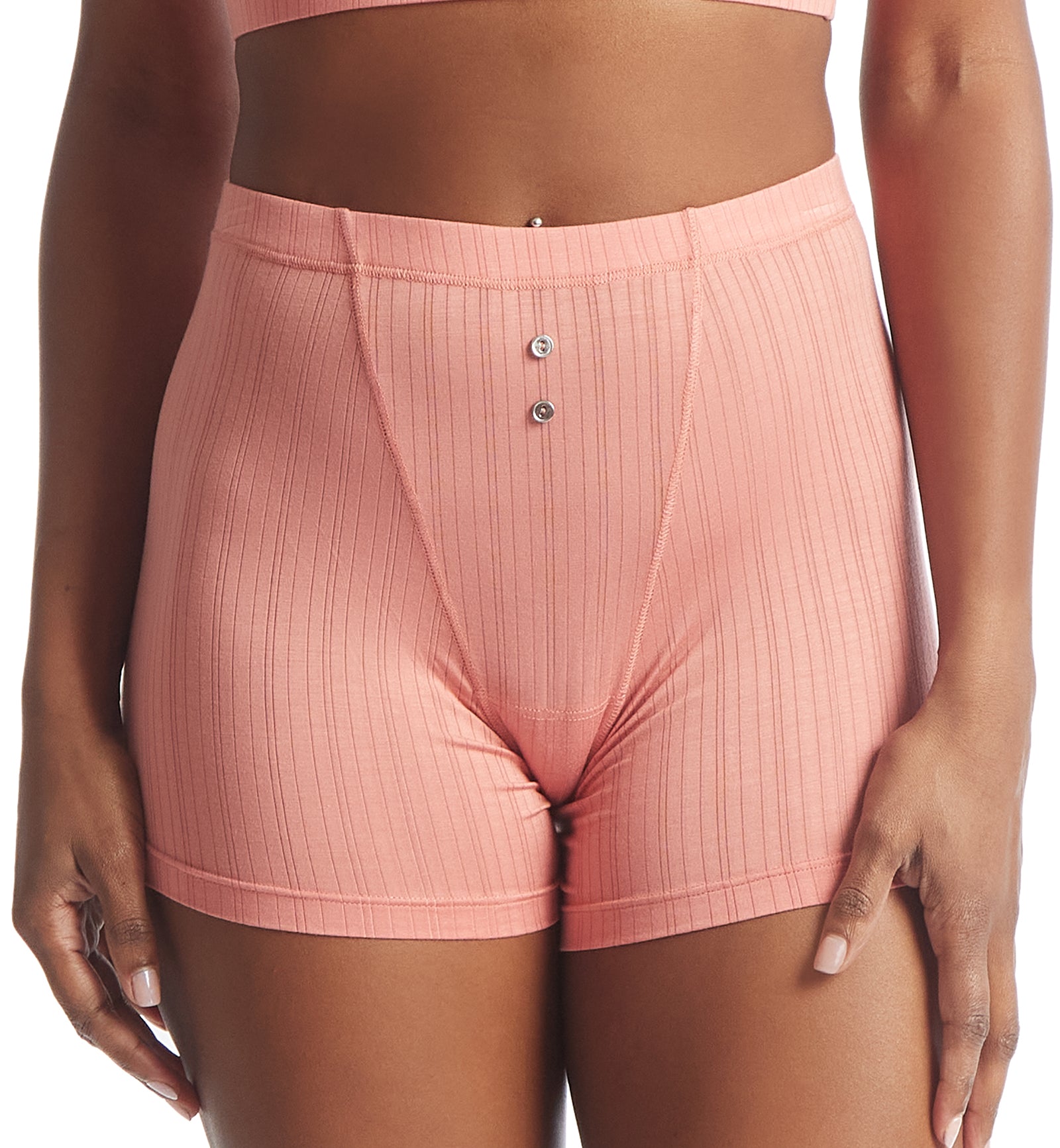 Hanky Panky MellowLuxe Boxer Brief (621252),XS,Antique Rose - Antique Rose,XS