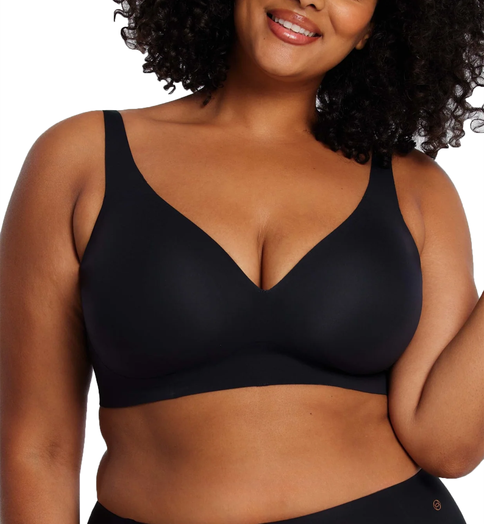 Evelyn & Bobbie Starlette Plunge Bralette (1842),XS,Black - Black,XS