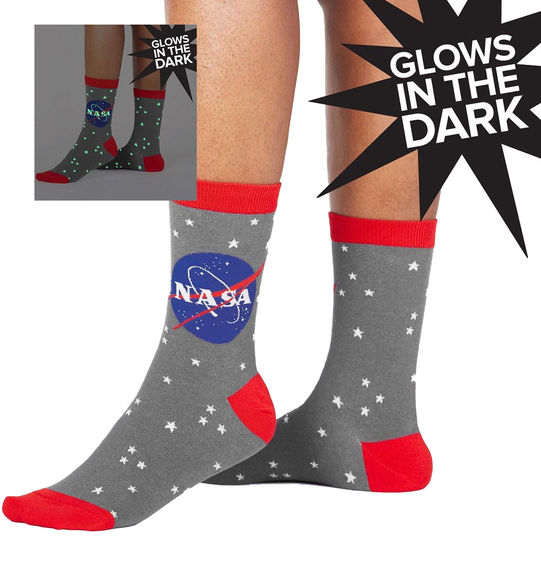 SOCK it to me Women's Crew Socks (w0270)- NASA Stargazer - NASA Stargazer,One Size