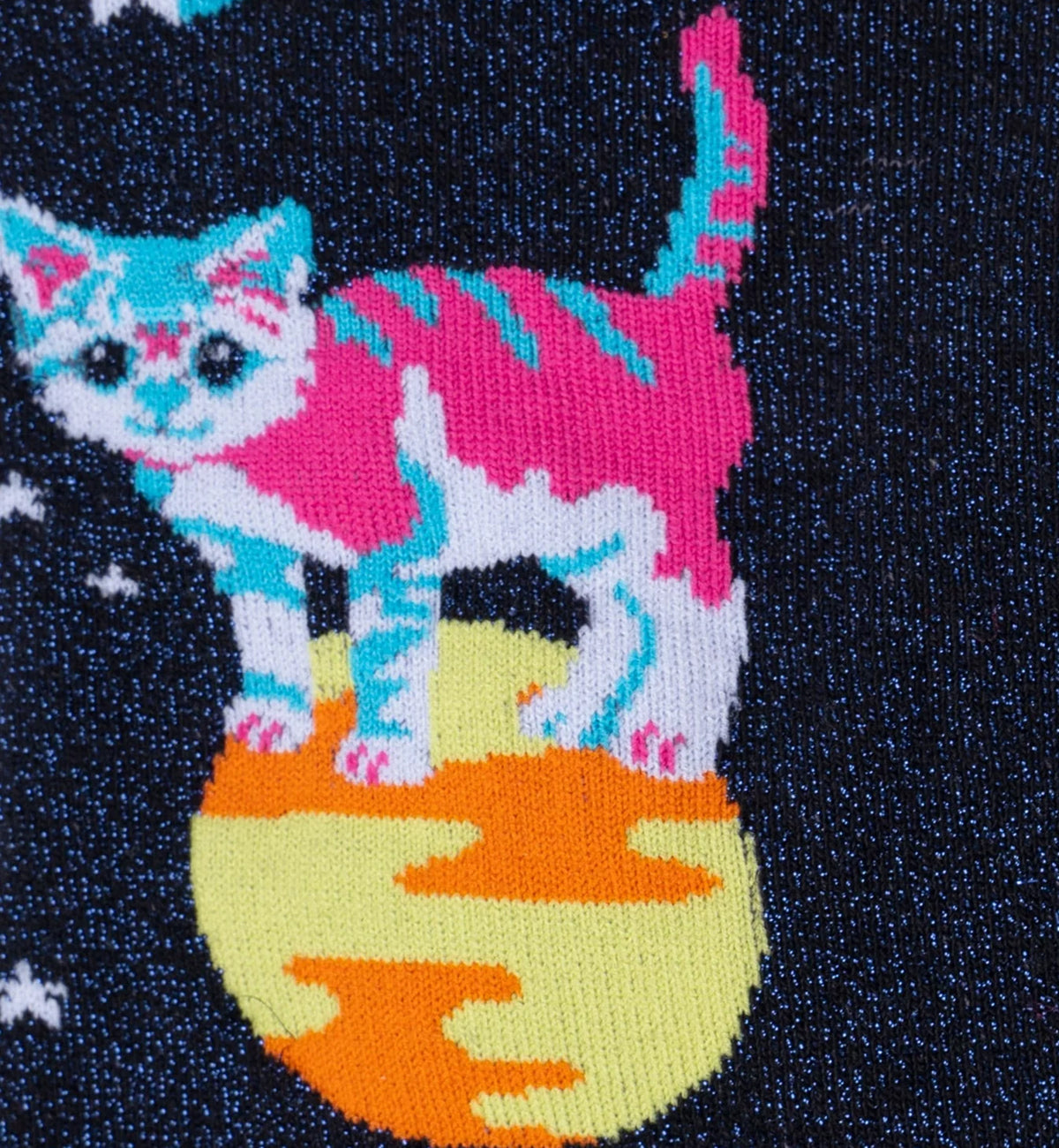 SOCK it to me Unisex Stretch-It Knee High Socks (S0156),Space Cats - Space Cats,One Size