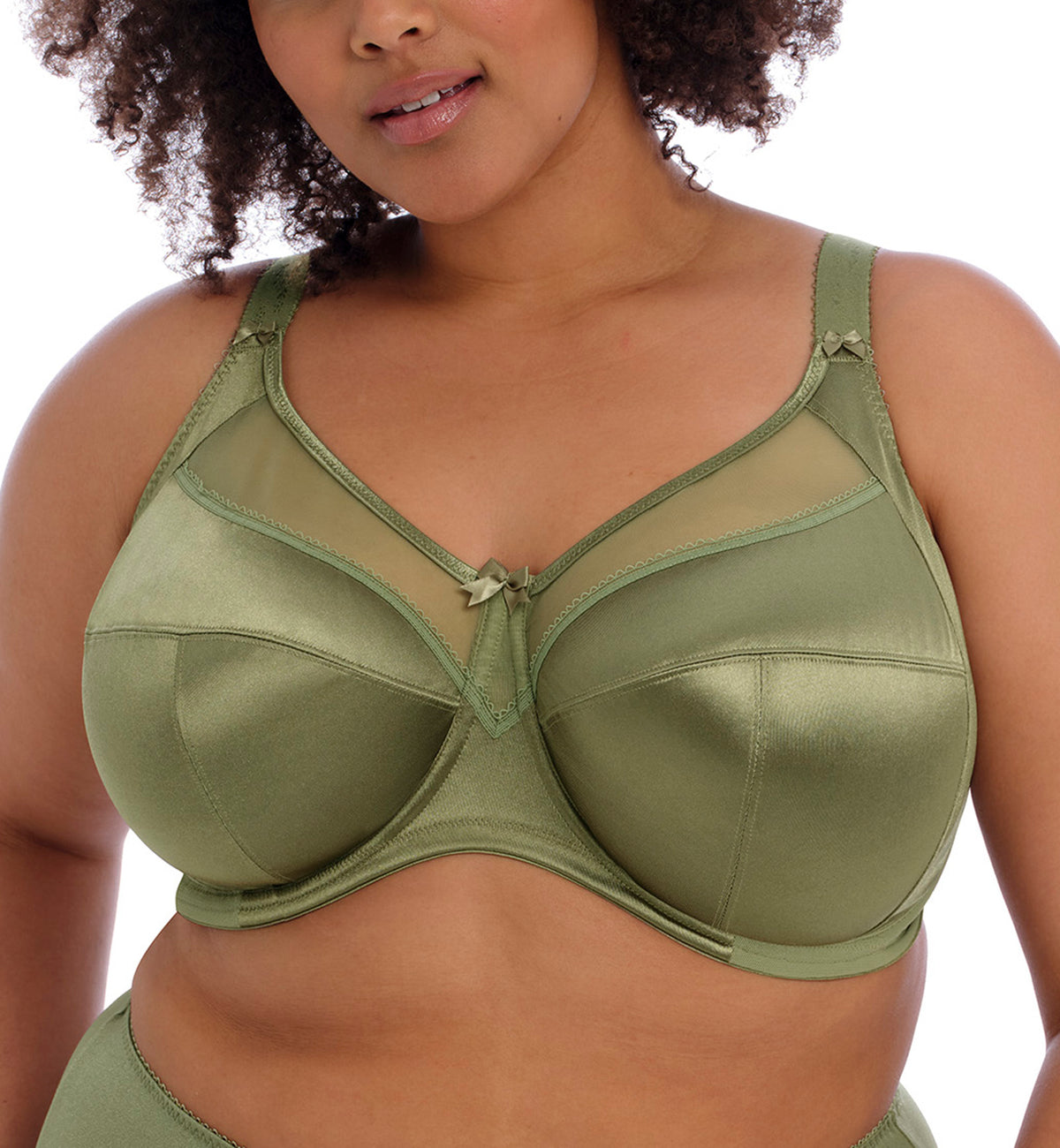 Goddess Keira Support Underwire Bra (6090),34I,Olive - Olive,34I
