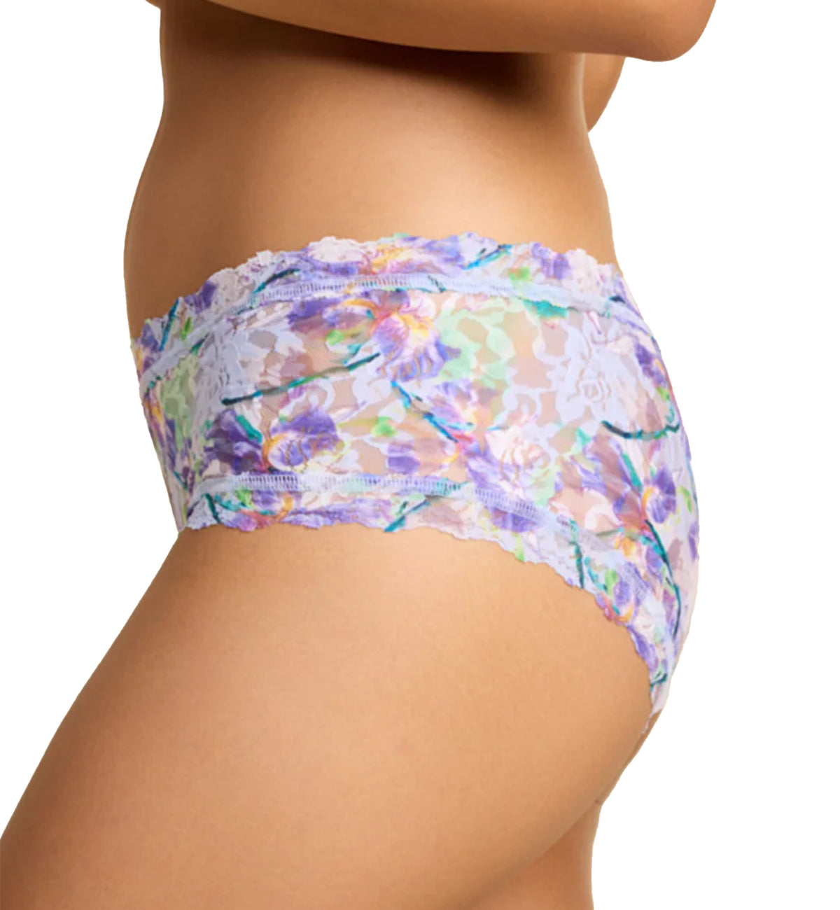 Hanky Panky Signature Lace Printed Boyshort (PR4812P),XS,Pleinair - Pleinair,XS