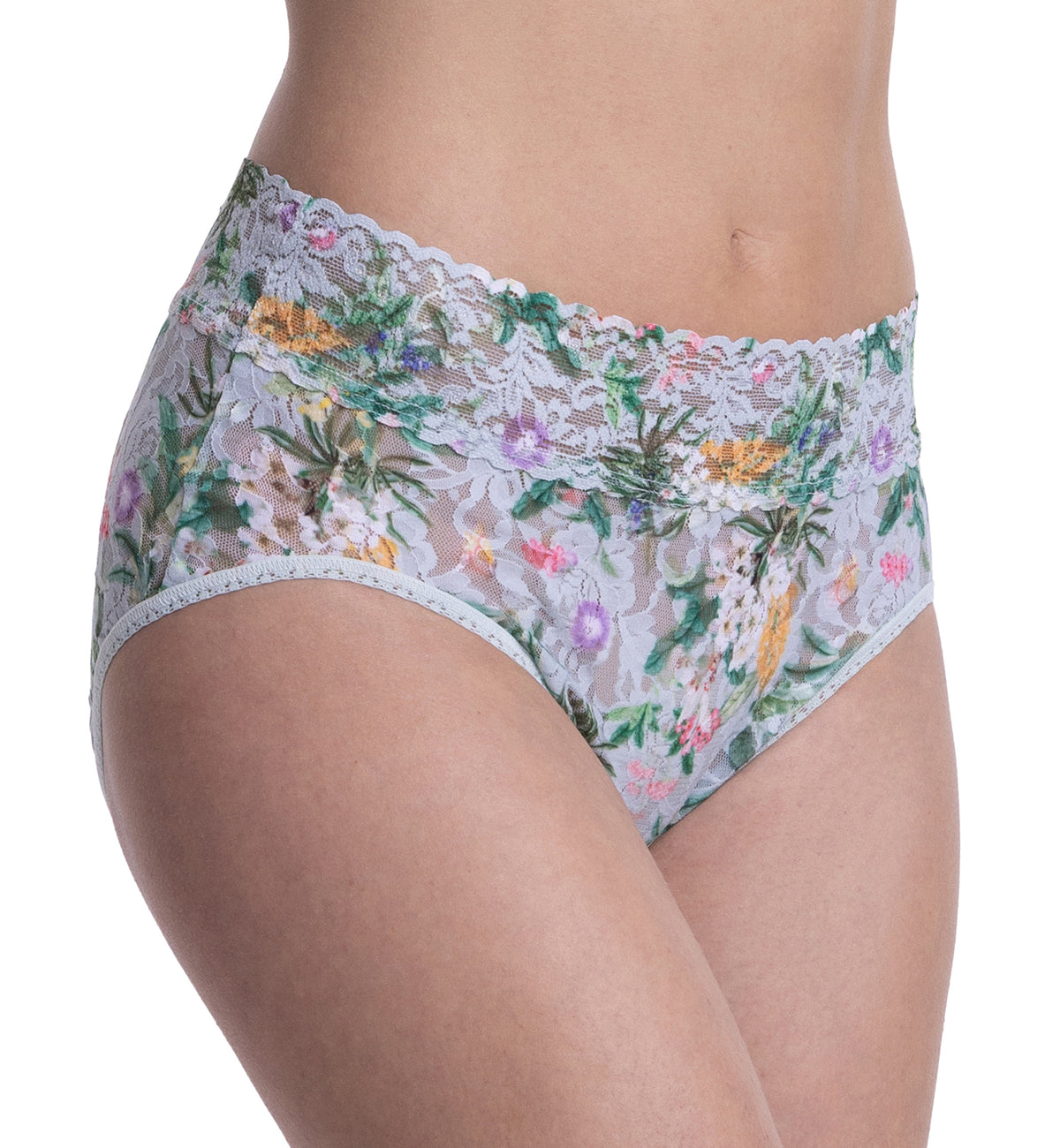 Hanky Panky Signature Lace Printed French Brief (PR461),Small,Floriculture - Floriculture,Small