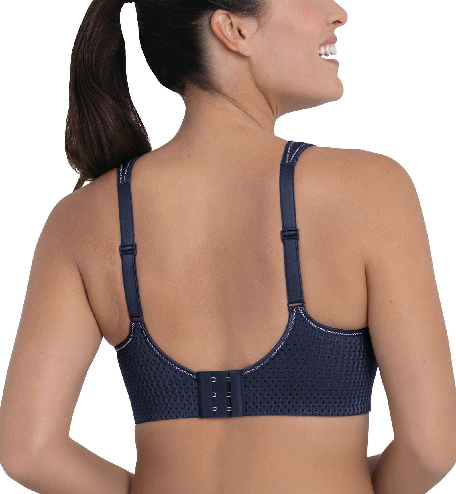 Anita Active Air Control Delta Pad Sports Bra (5544),30D,Blue Iris - Blue Iris,30D