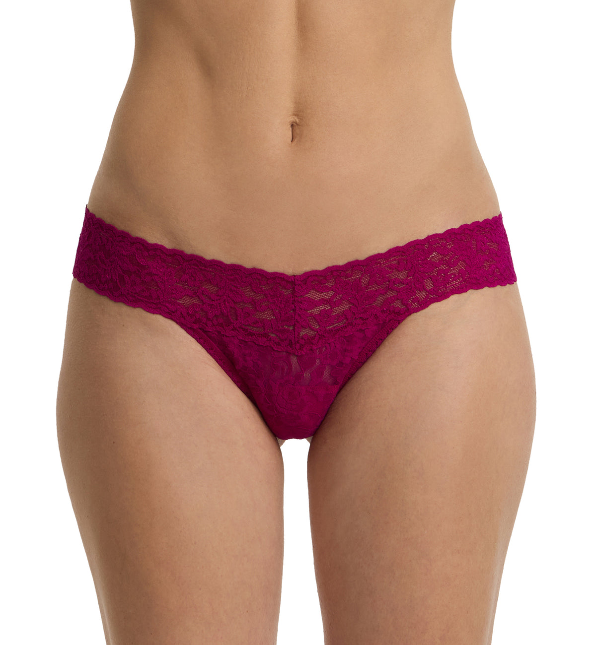 Hanky Panky Signature Lace Low Rise Thong (4911P),From The Vine - From The Vine,One Size