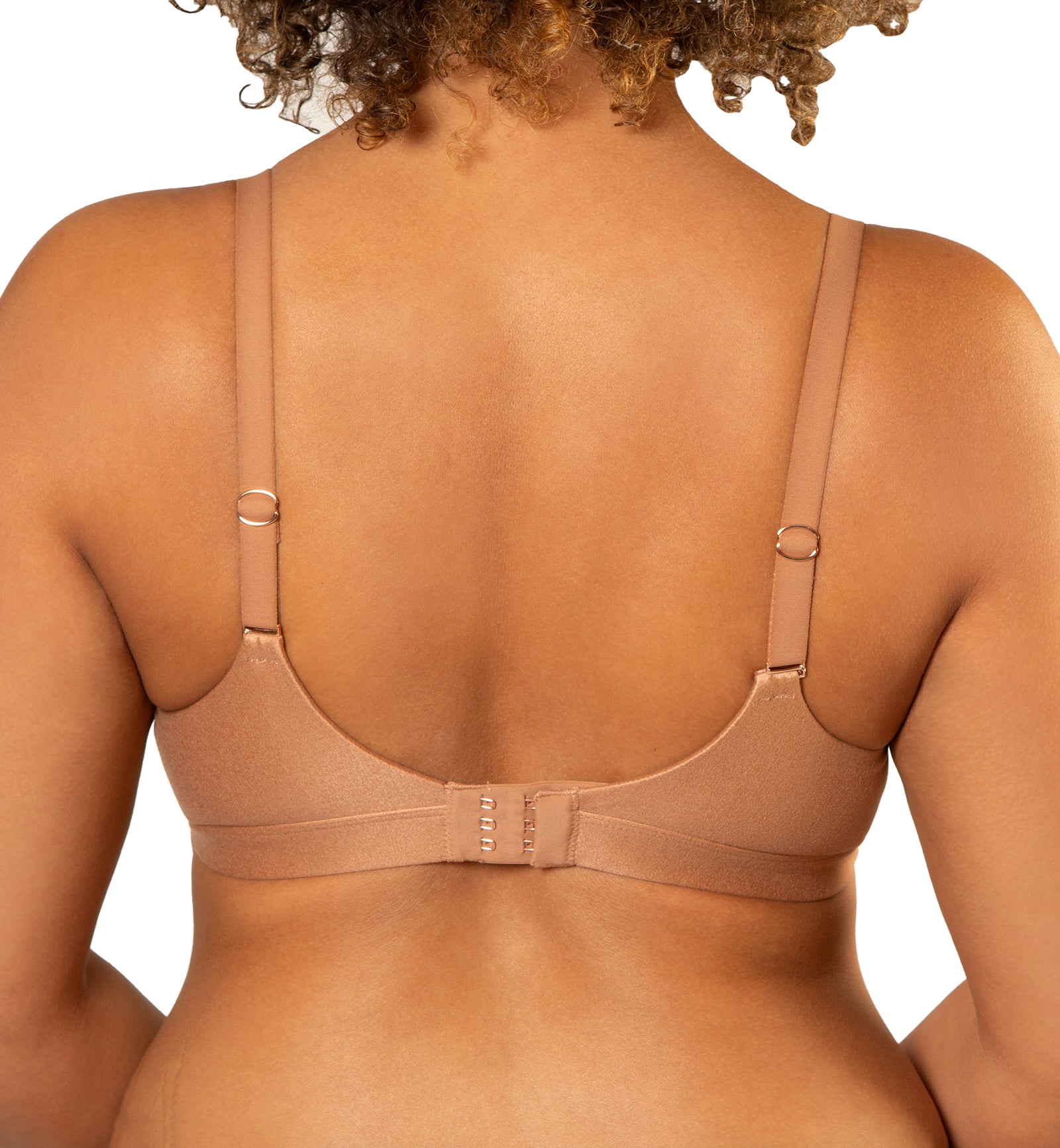 Freedom Molded Plunge Wireless Bra (FREEDOMBRA),28GG,Clay - Clay,28GG