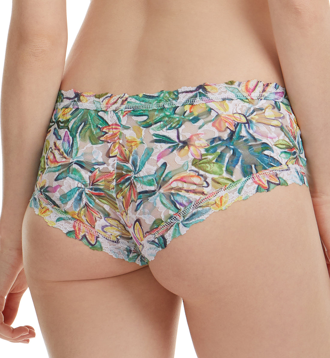 Hanky Panky Signature Lace Printed Boyshort (PR4812P),XS,Palm Springs - Palm Springs,XS