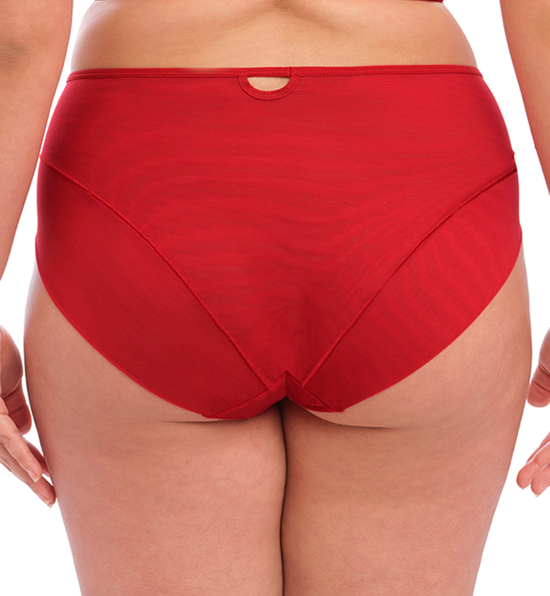 Elomi Priya Matching Full Brief Panty (4555),Large,Haute Red - Haute Red,Large
