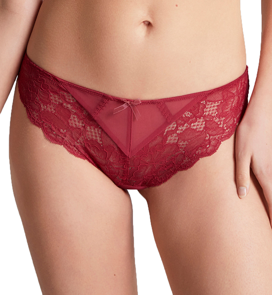 Panache Imogen Brazilian Brief (10162),Medium,Electric Magenta - Electric Magenta,Medium