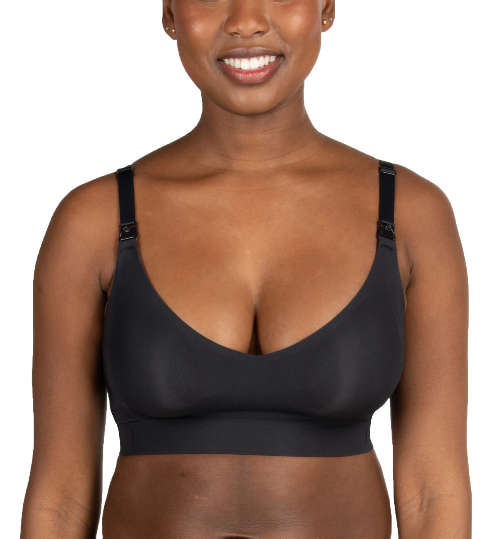 BRAVADO! Enrich Nursing Bra (11034BA),Small,Black - Black,Small